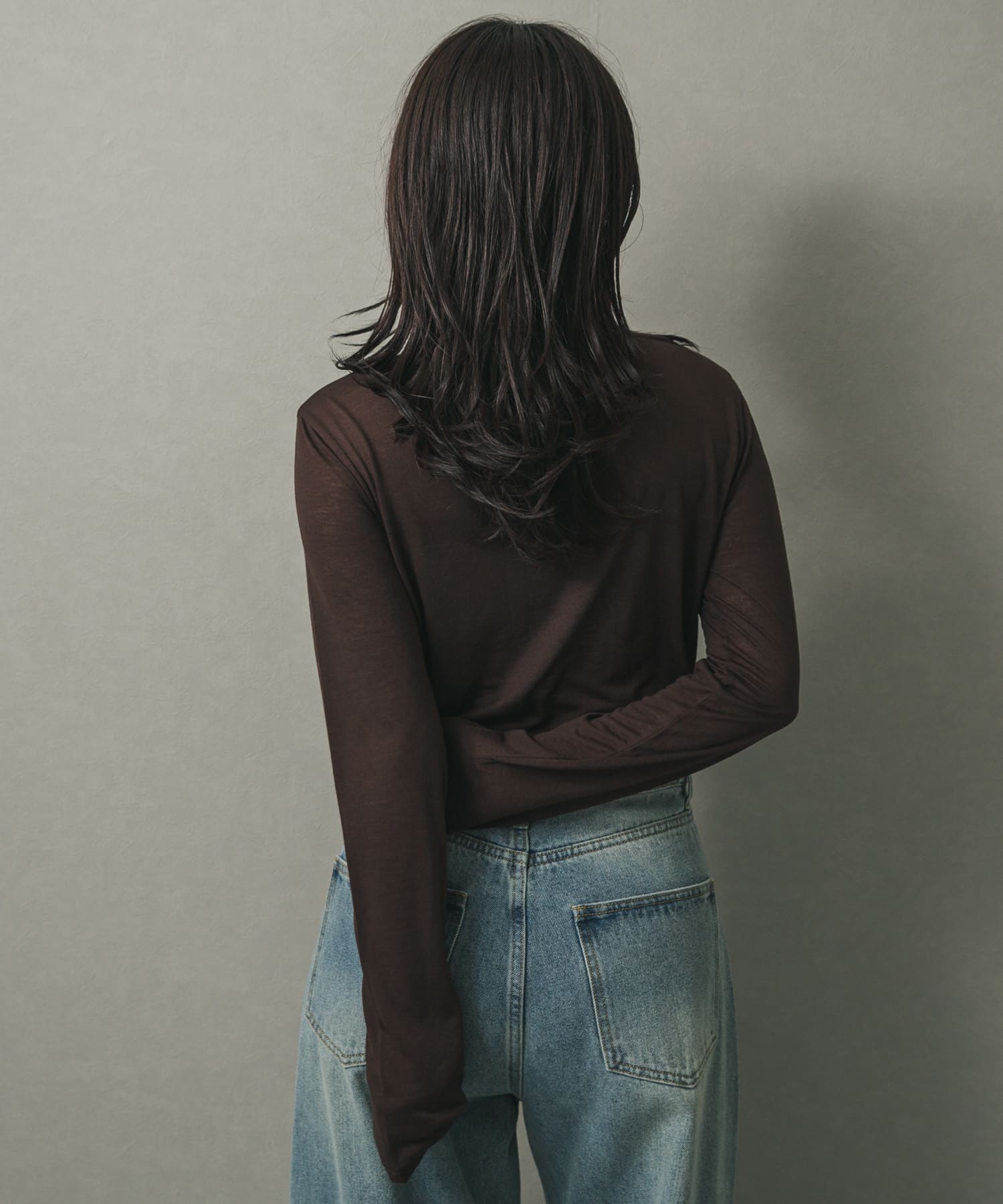 身長：158cm サイズ：one
