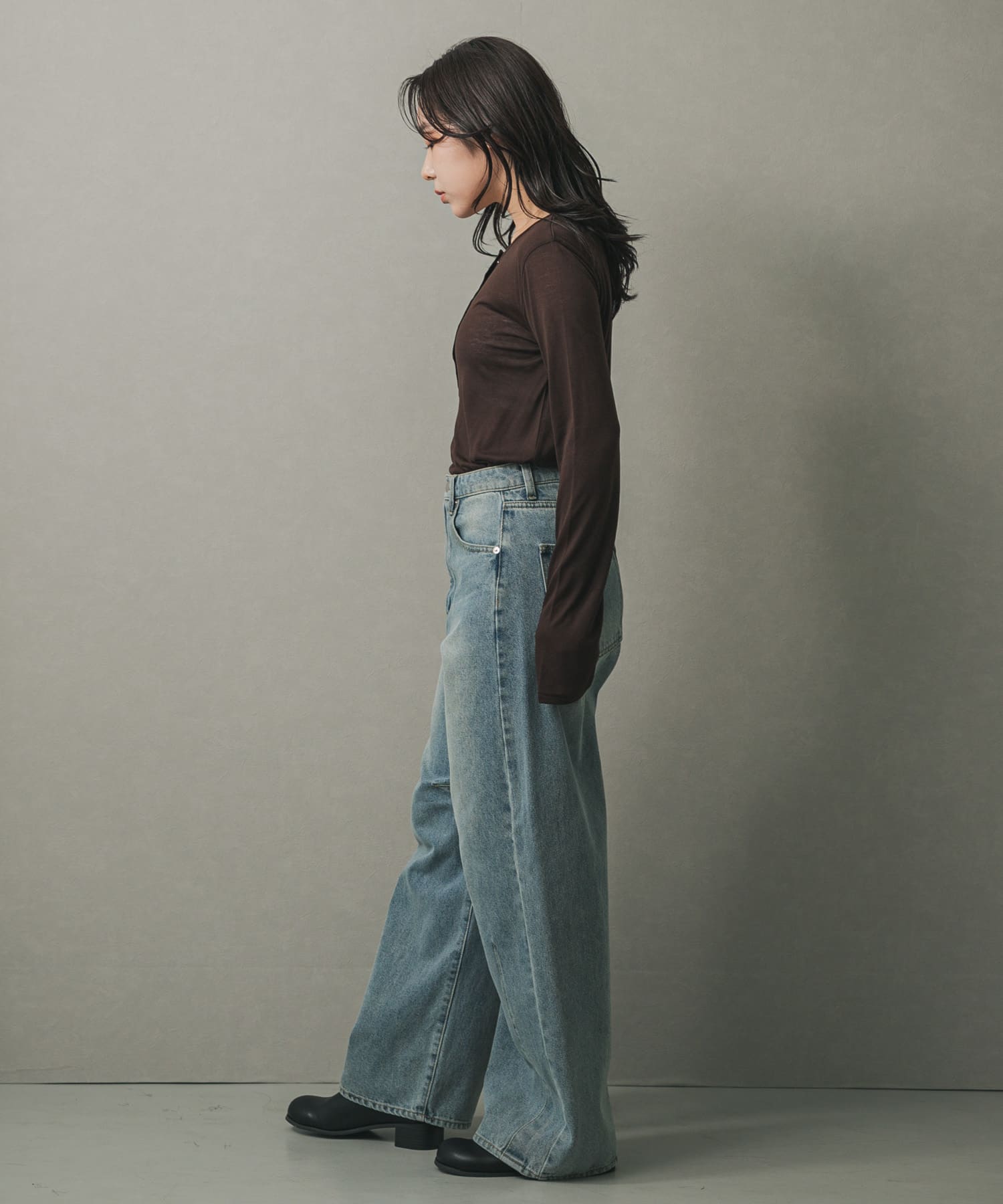 身長：158cm サイズ：one