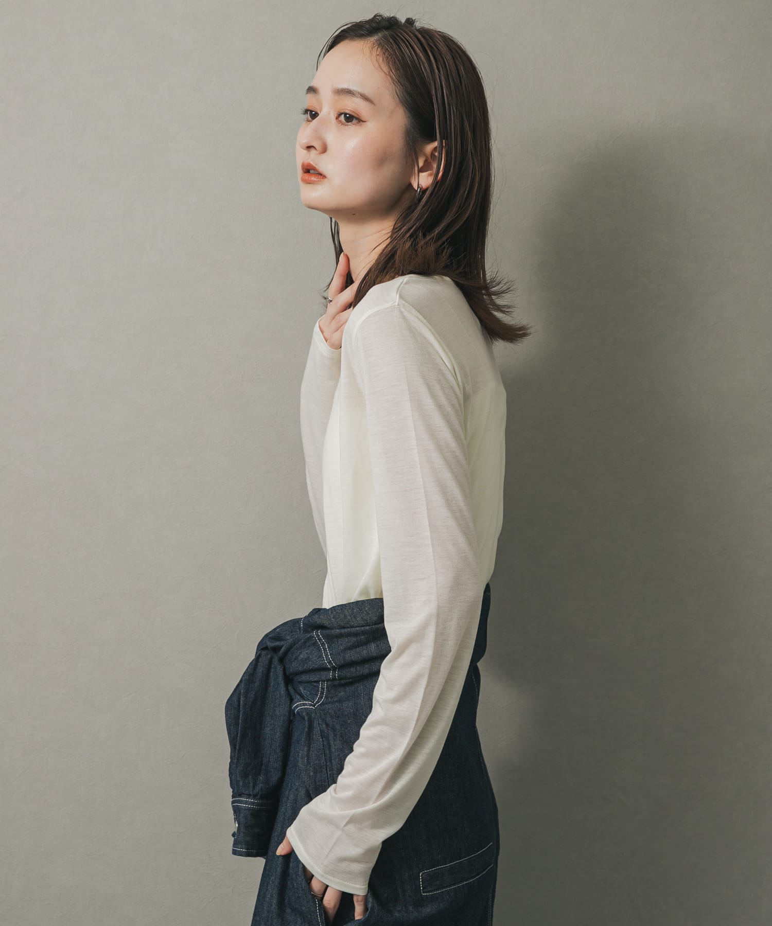 身長：169cm サイズ：one