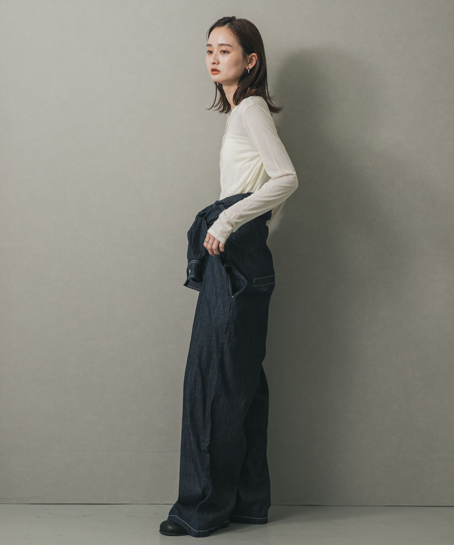 身長：169cm サイズ：one