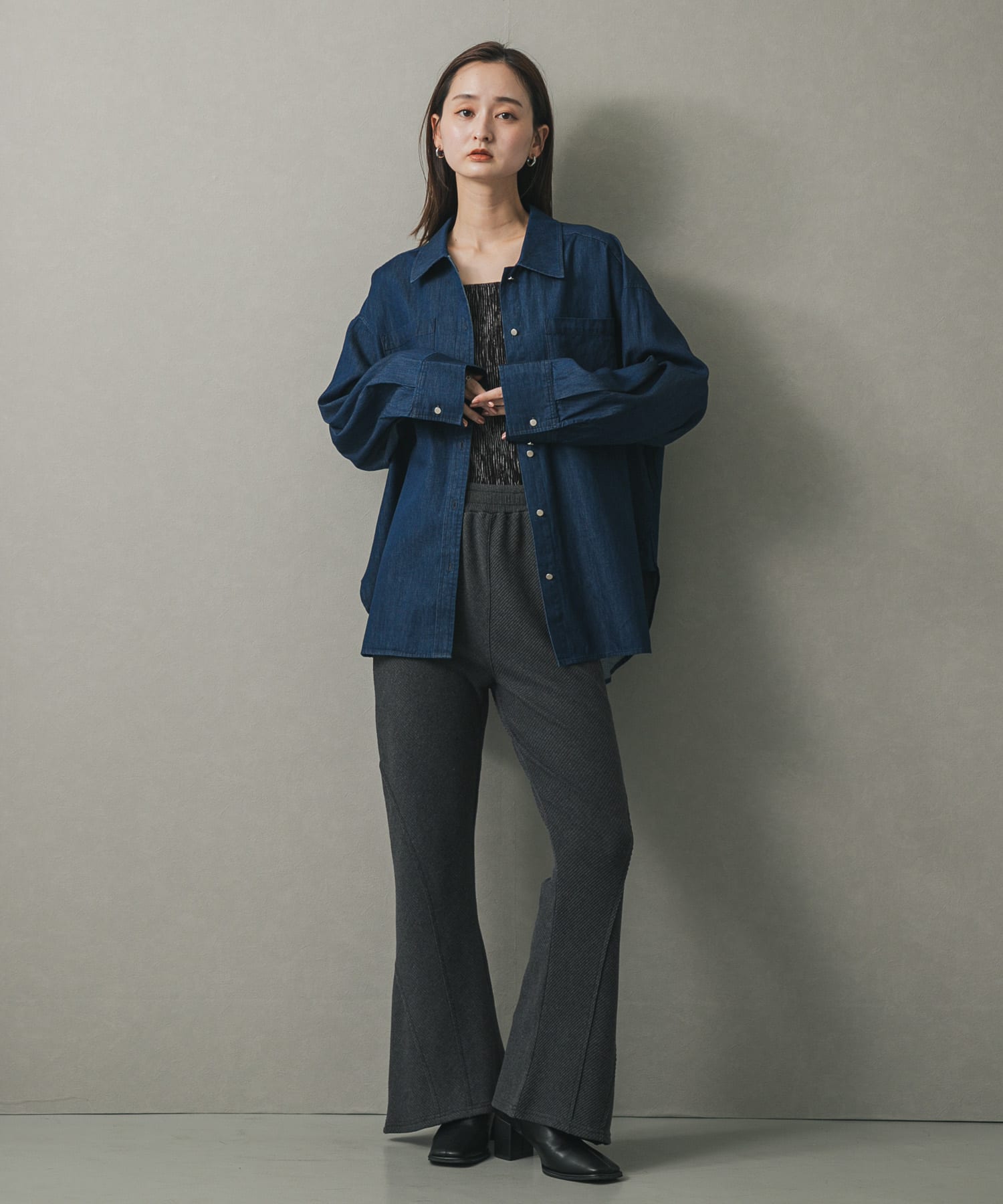 身長：169cm サイズ：one