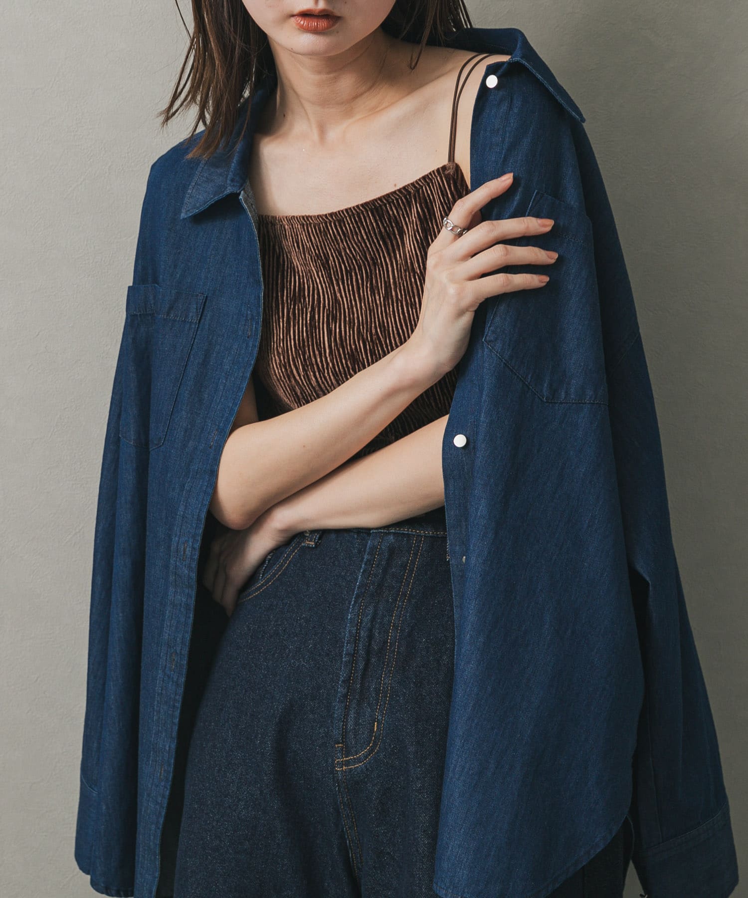 ベロアキャミソール