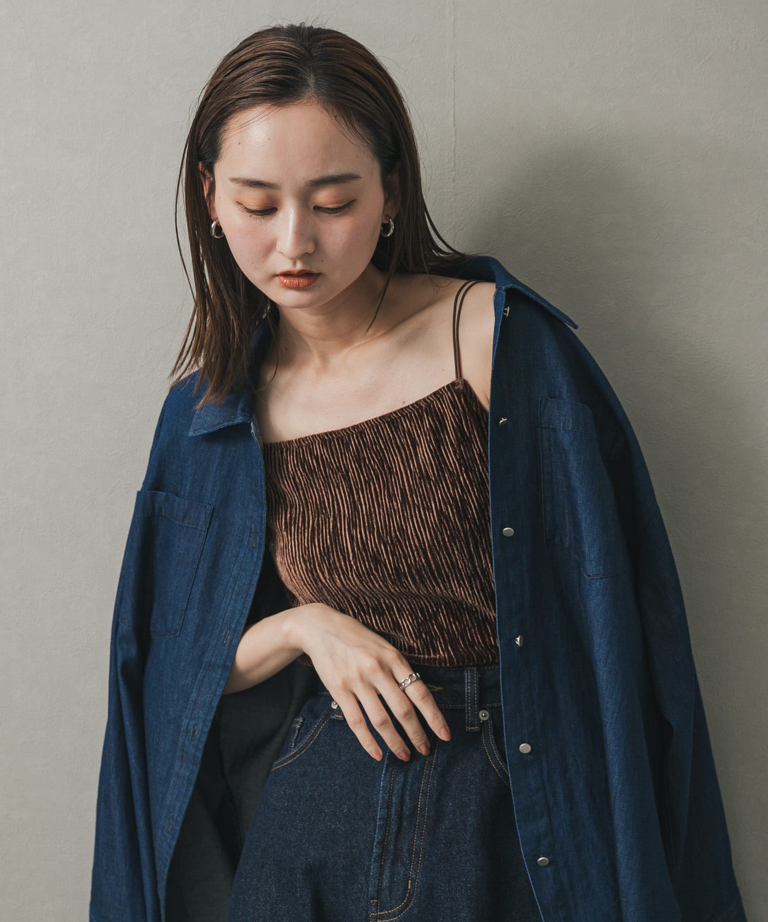 身長：169cm サイズ：one
