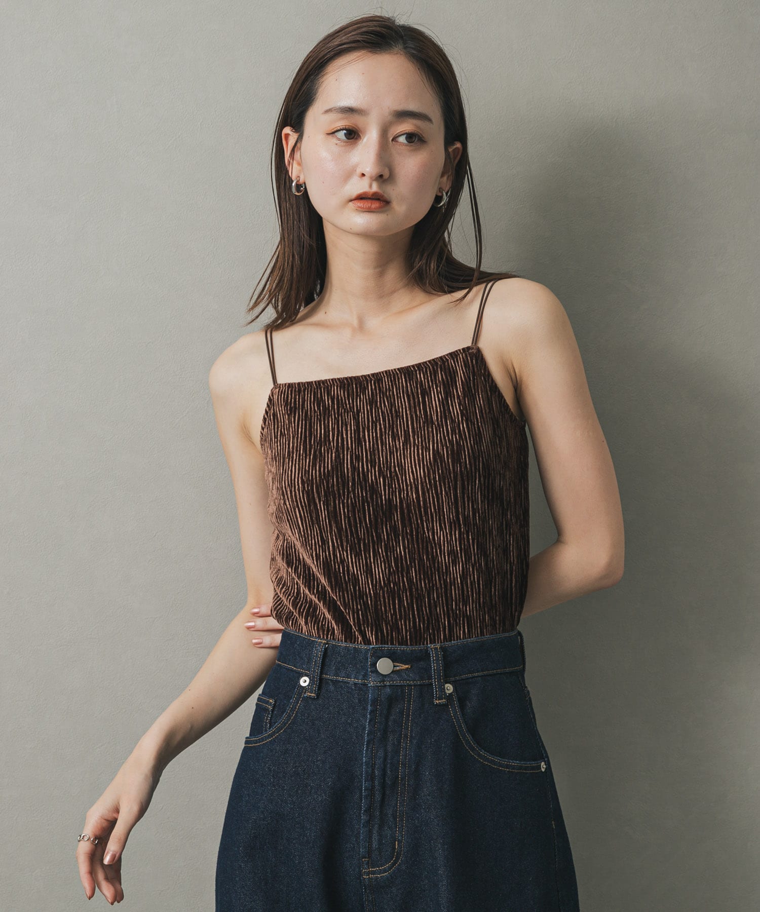 身長：169cm サイズ：one