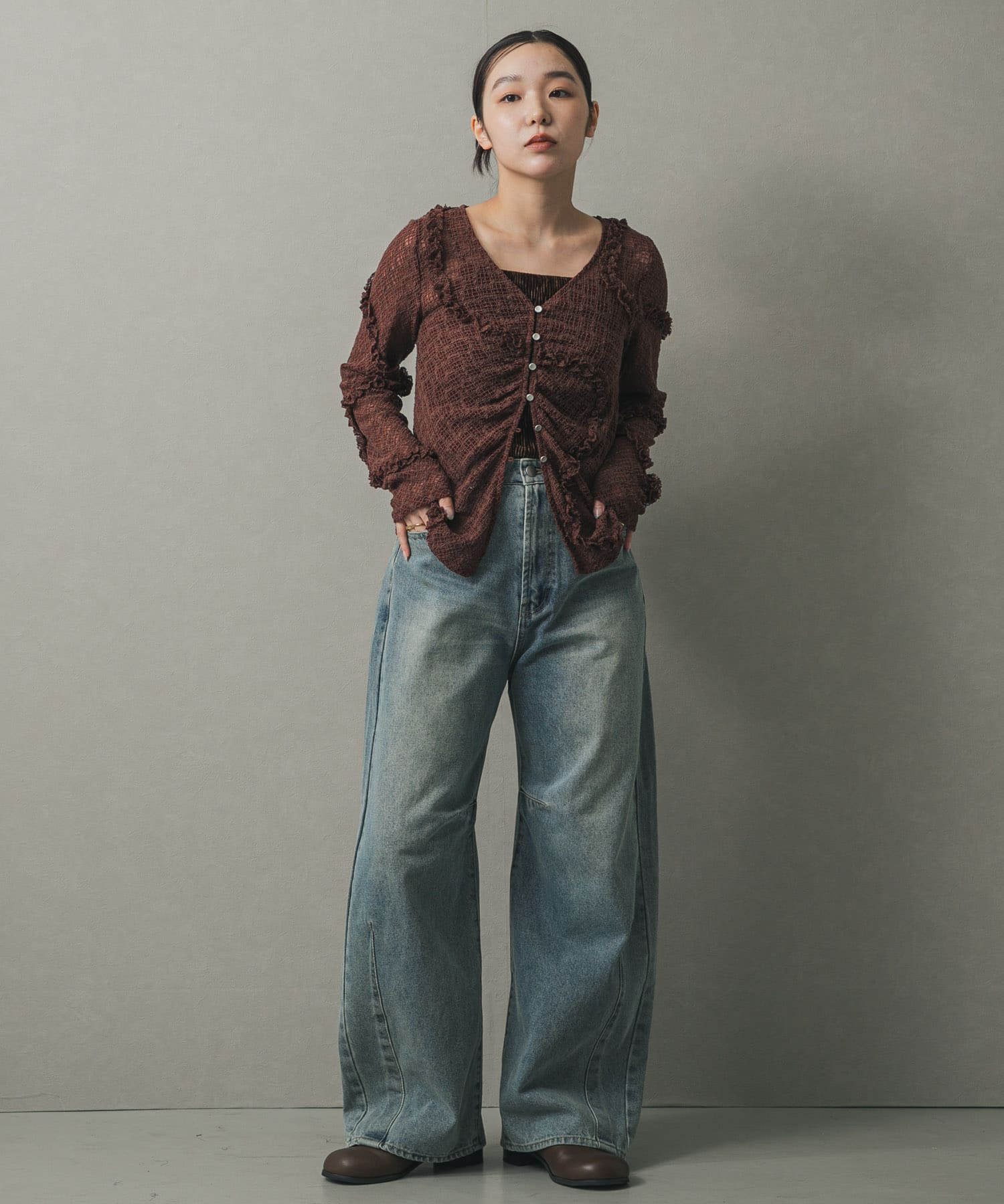 身長：169cm サイズ：one