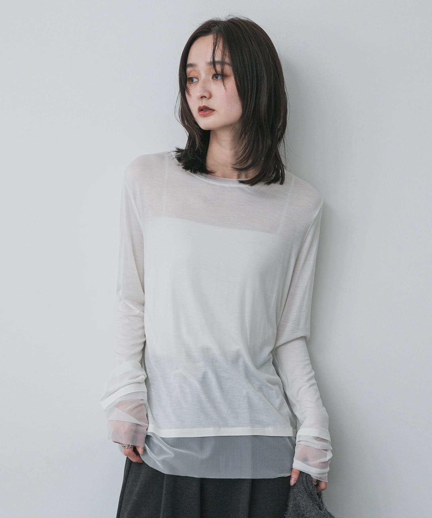 身長：169cm サイズ：one