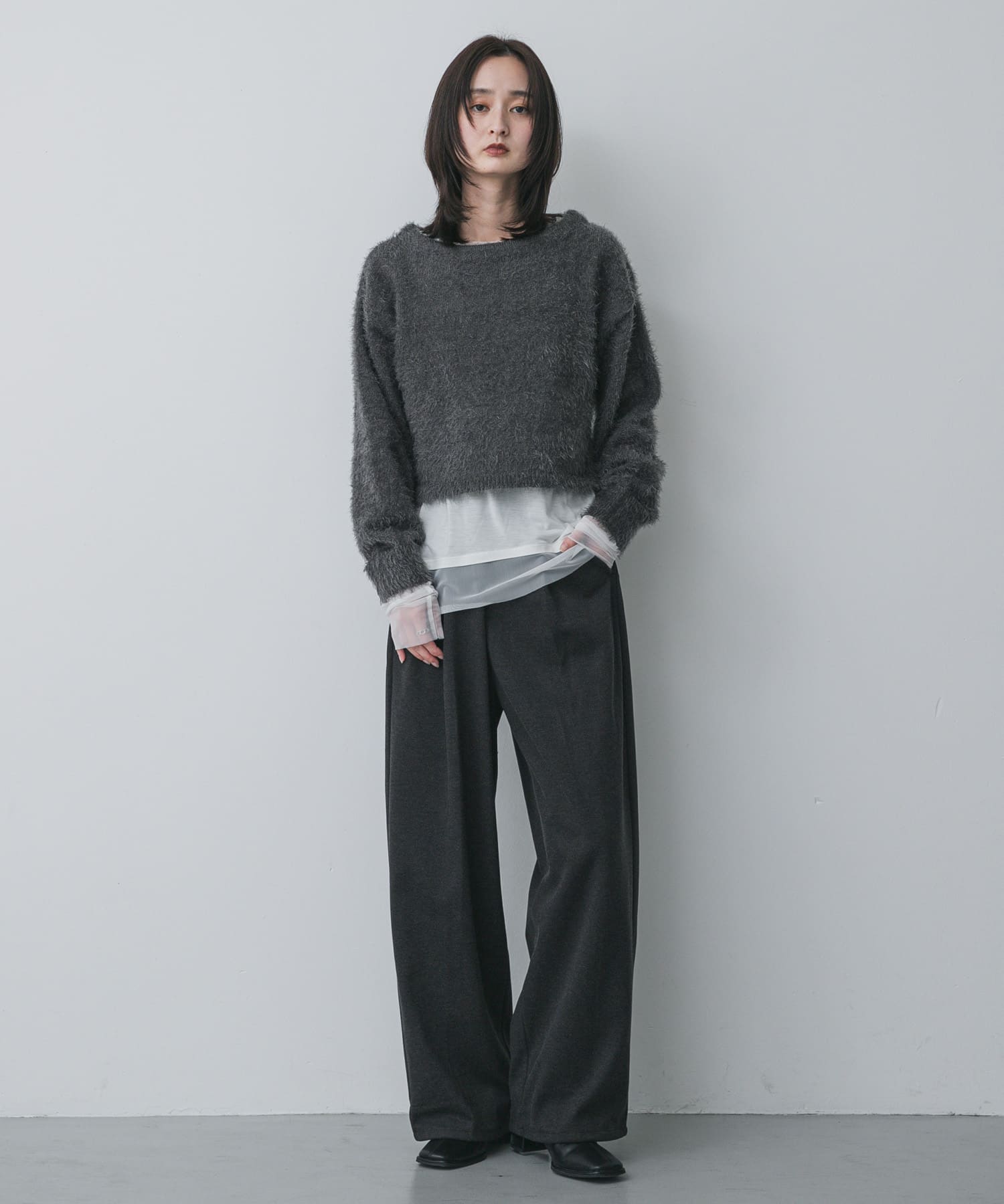 身長：169cm サイズ：one