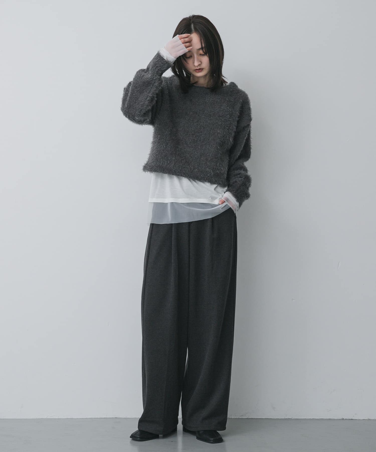 身長：169cm サイズ：one