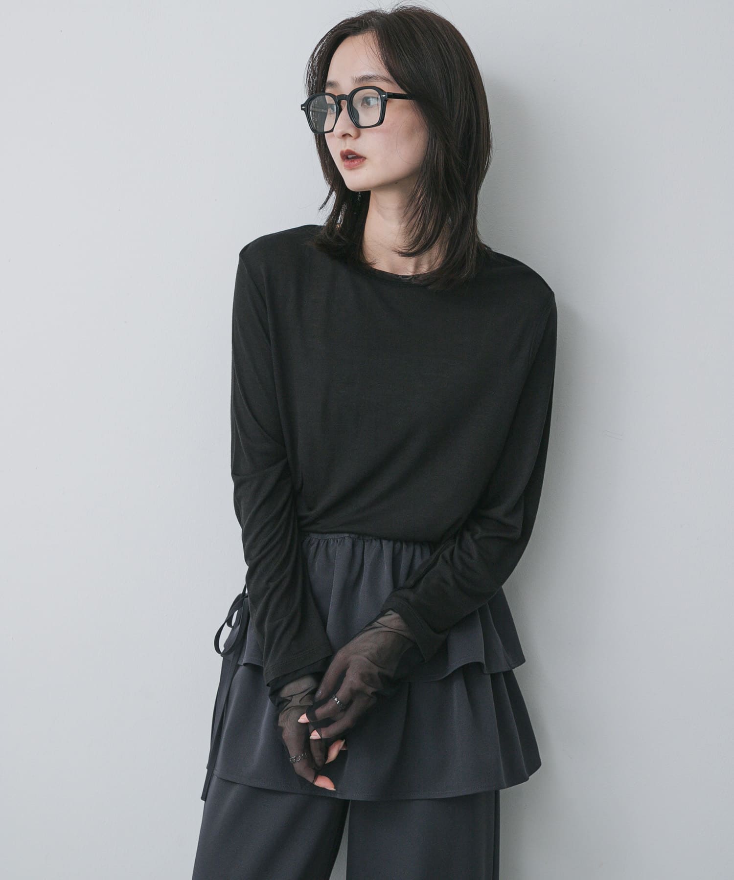 身長：169cm サイズ：one