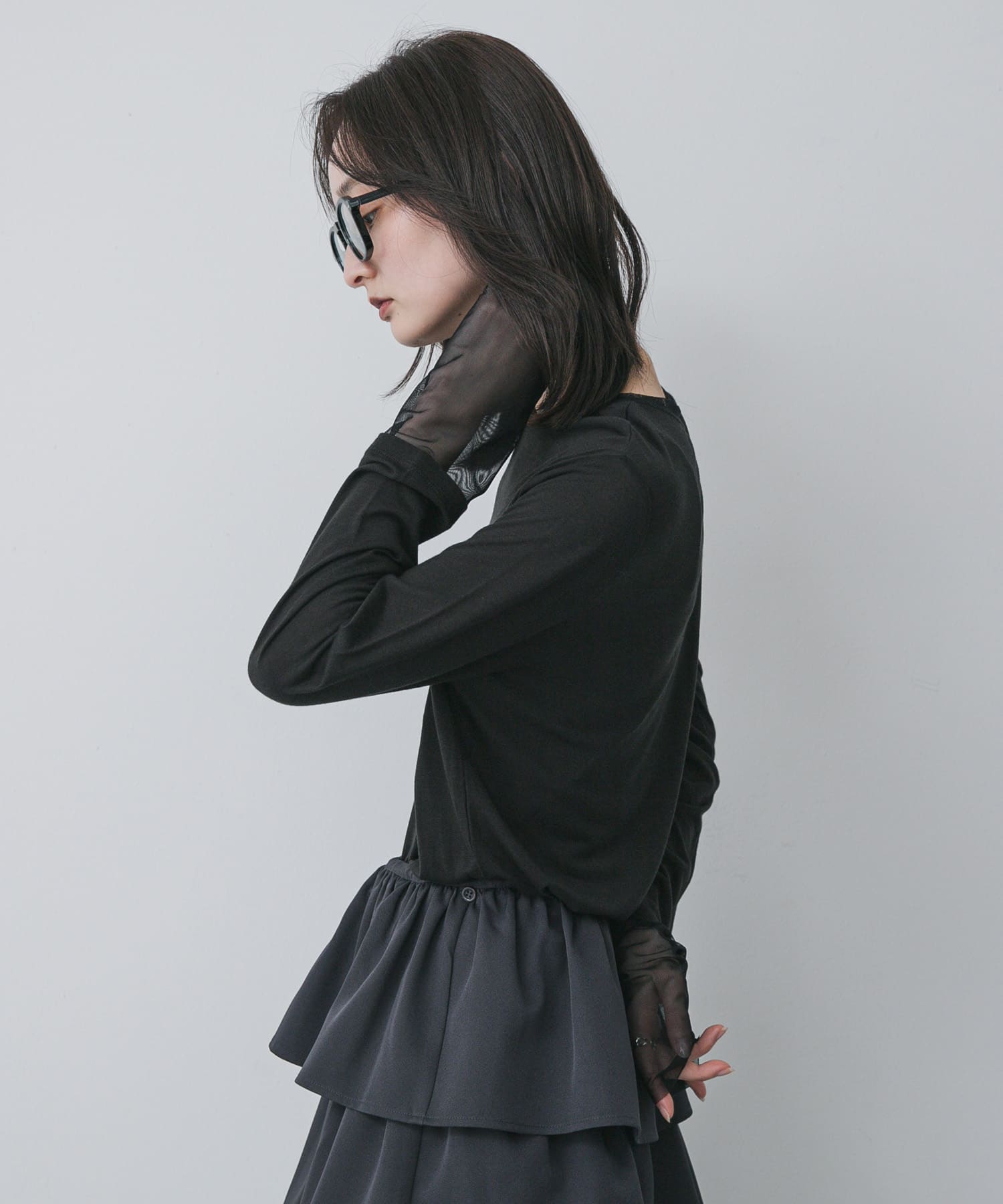 身長：169cm サイズ：one