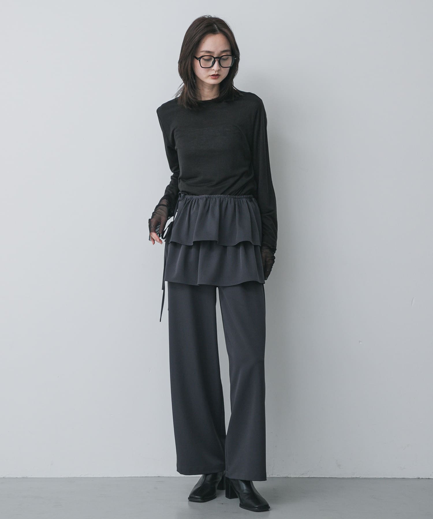 身長：169cm サイズ：one