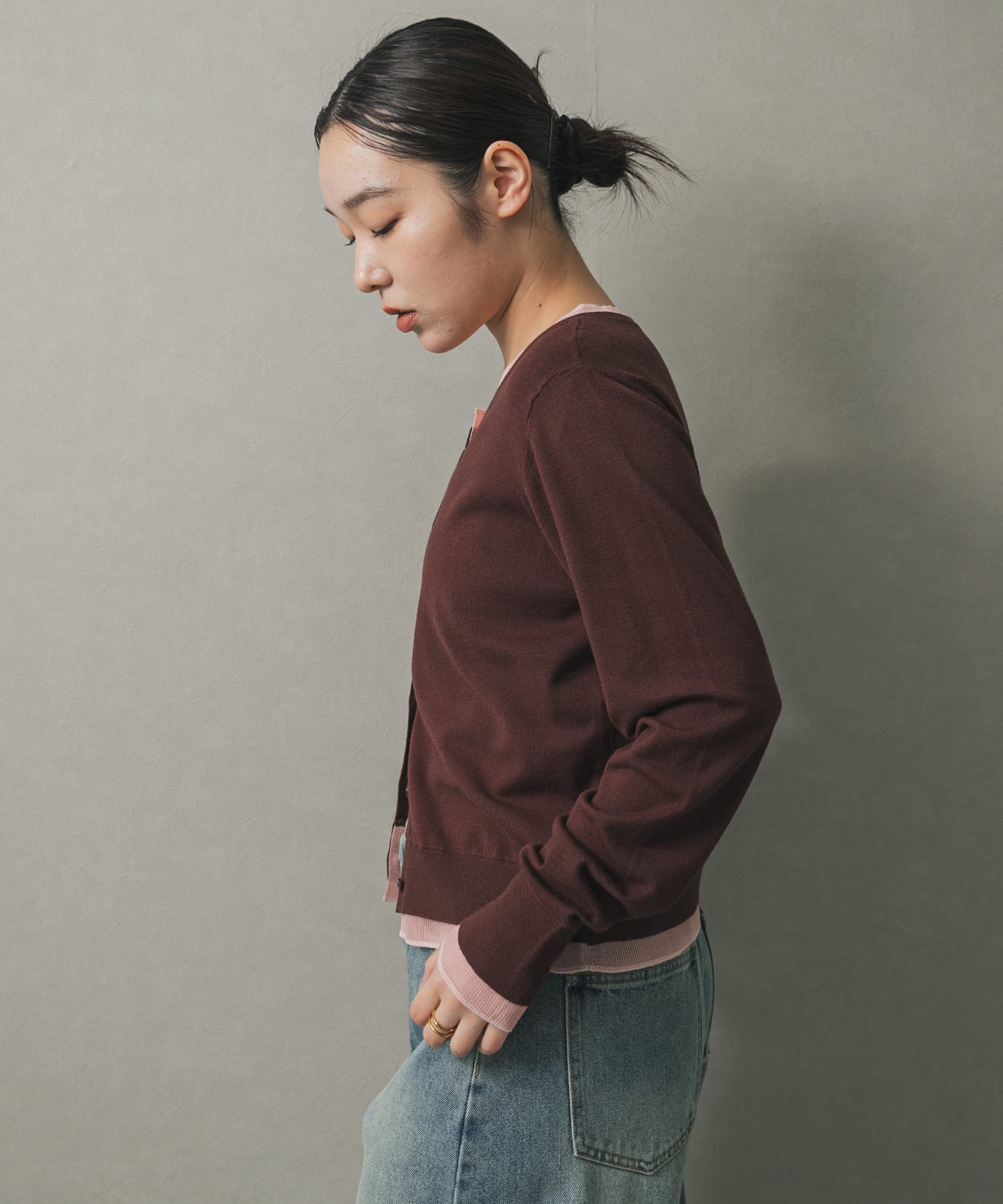 身長：158cm サイズ：one