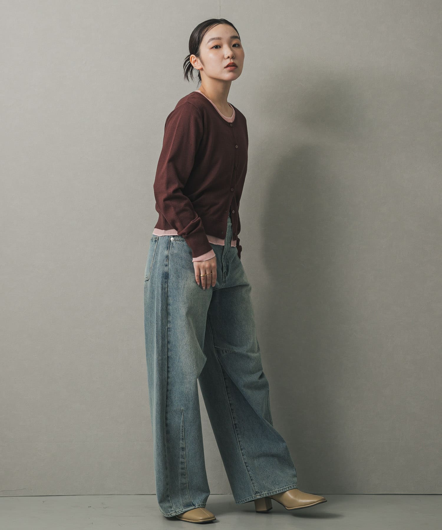 身長：158cm サイズ：one