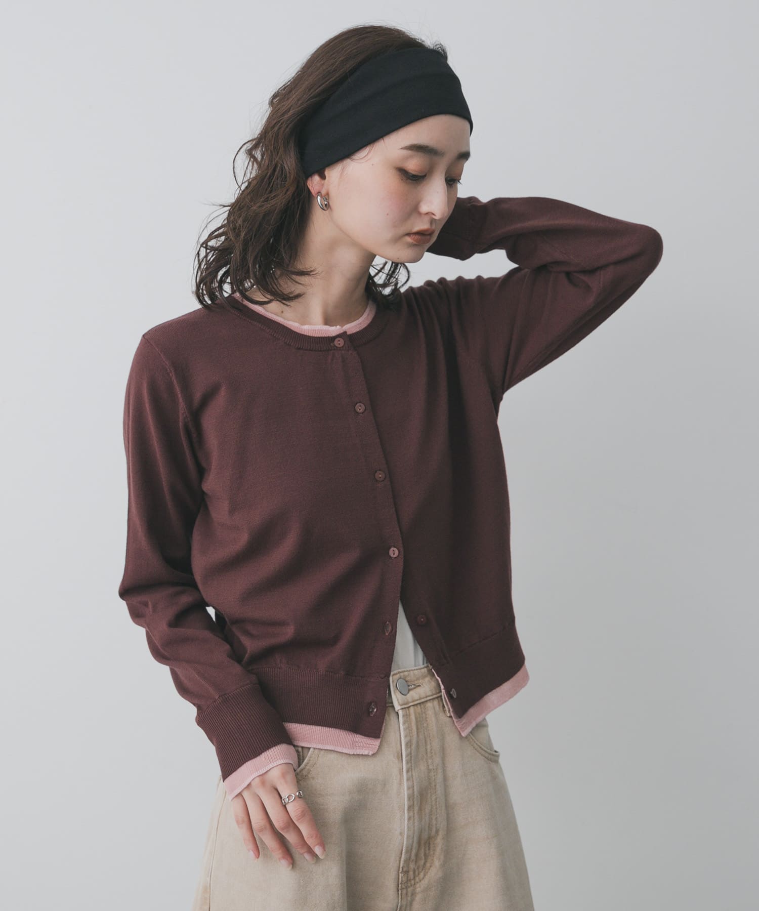 身長：169cm サイズ：one