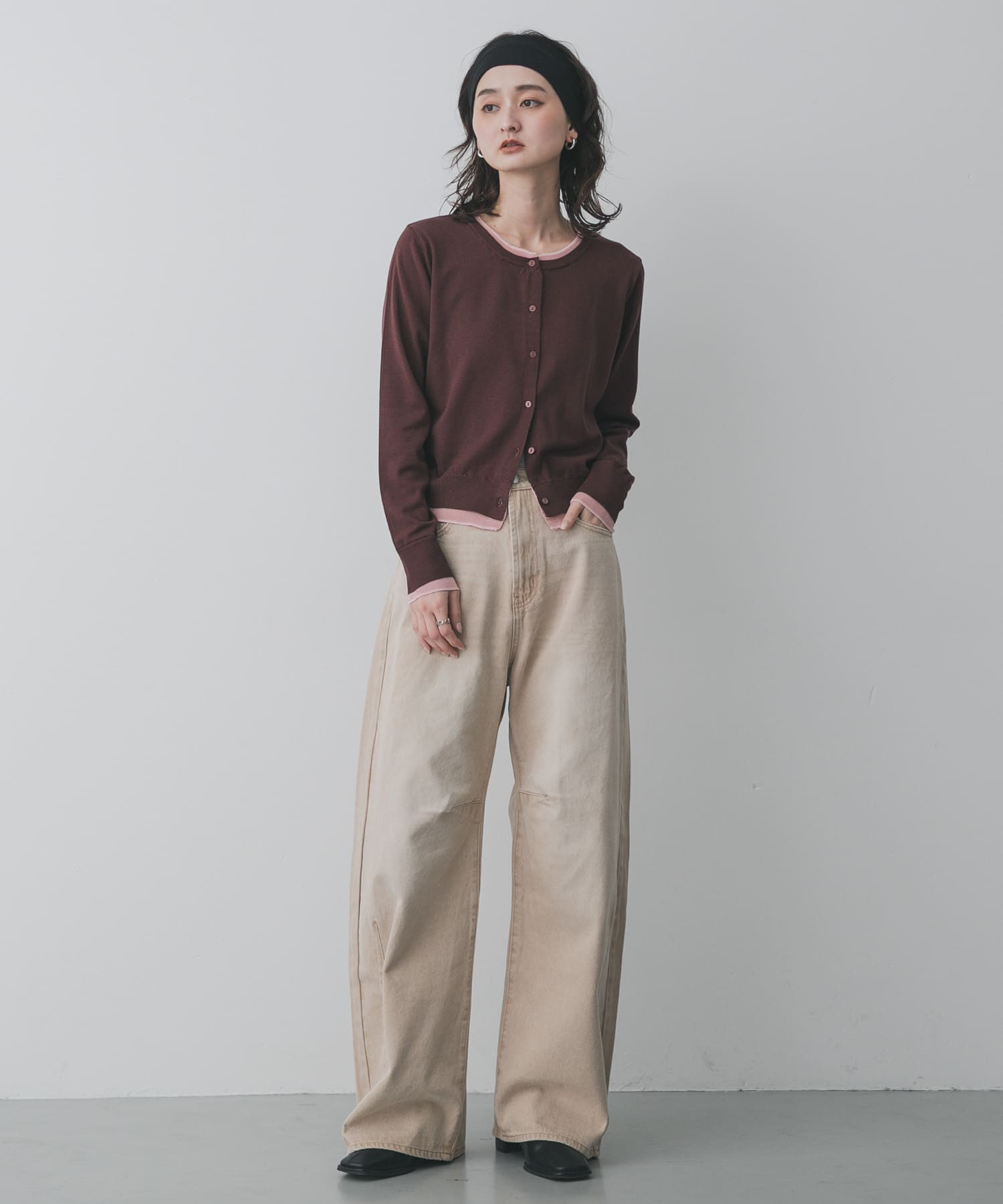 身長：169cm サイズ：one