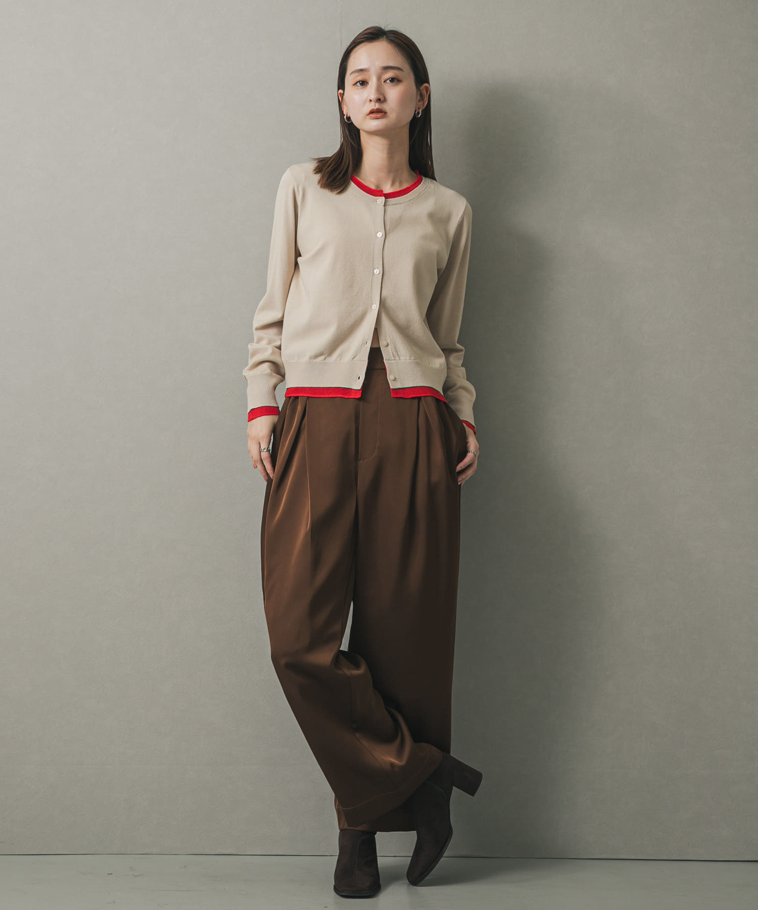 身長：169cm サイズ：one