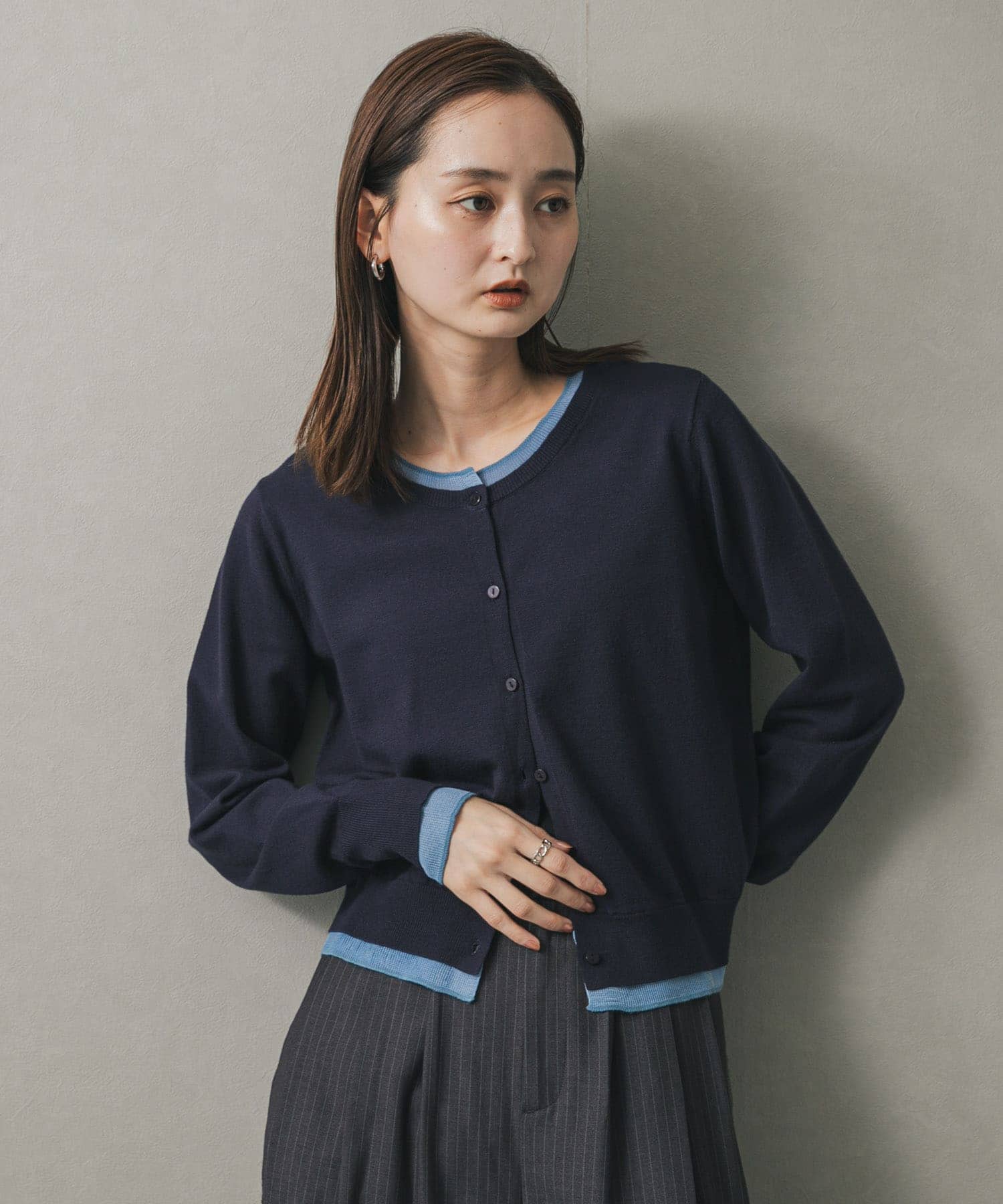 身長：169cm サイズ：one