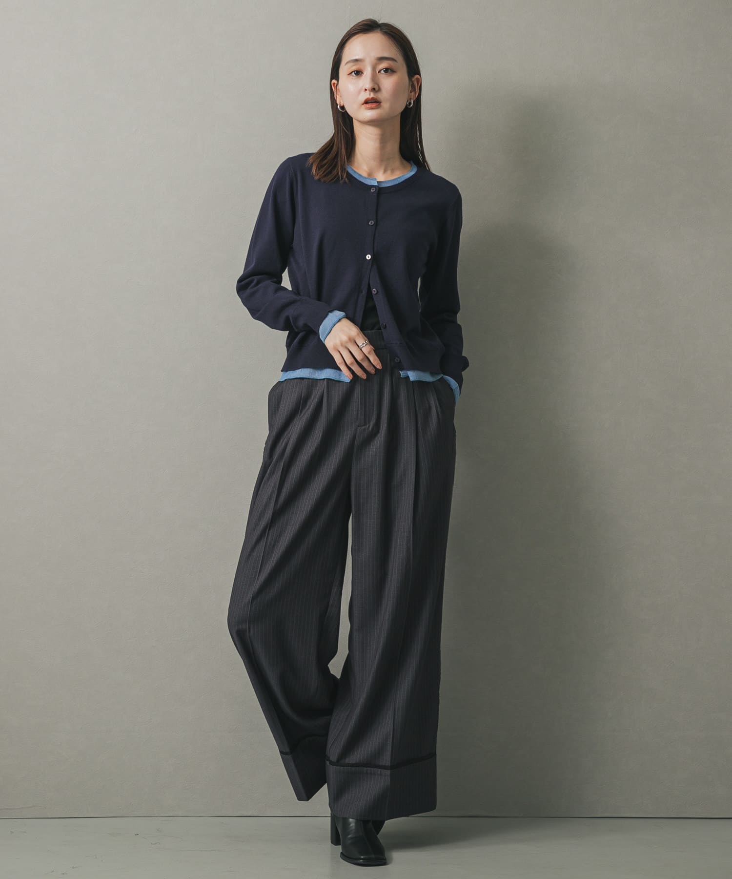 身長：169cm サイズ：one