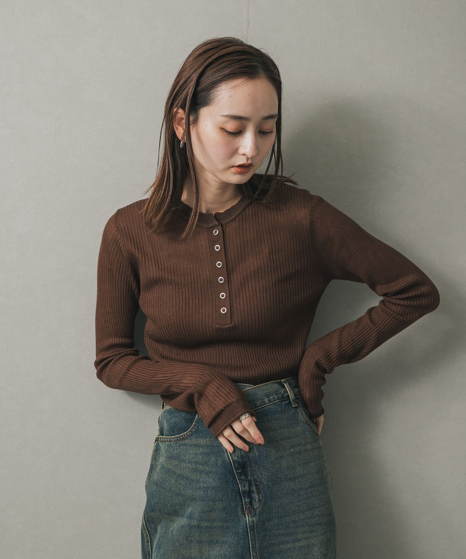 身長：169cm サイズ：one