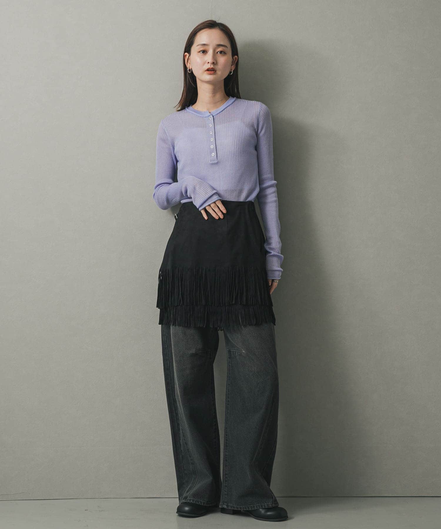 身長：169cm サイズ：one