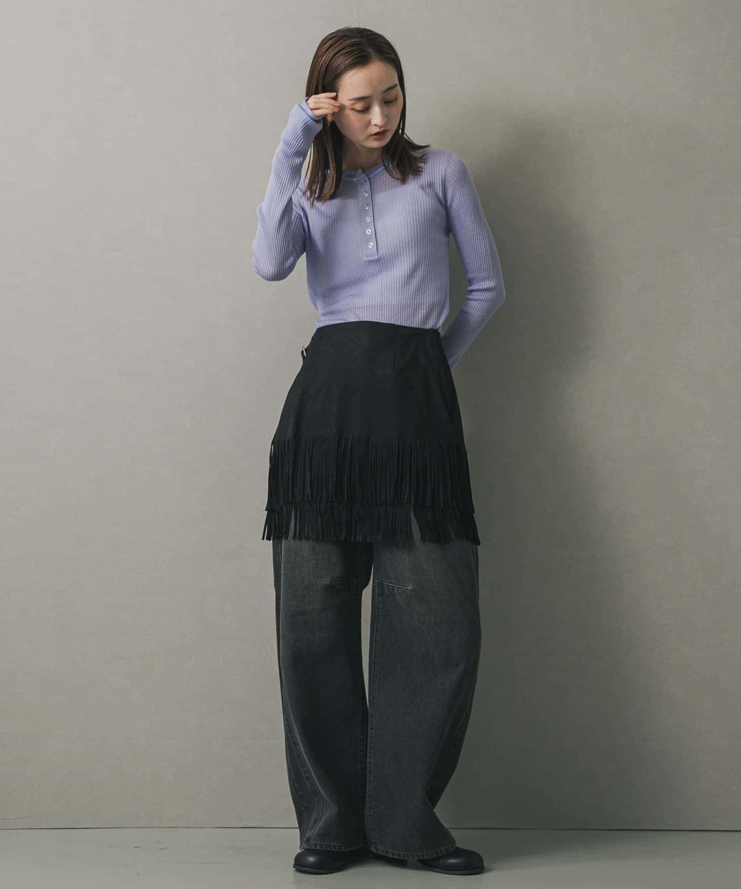 身長：169cm サイズ：one