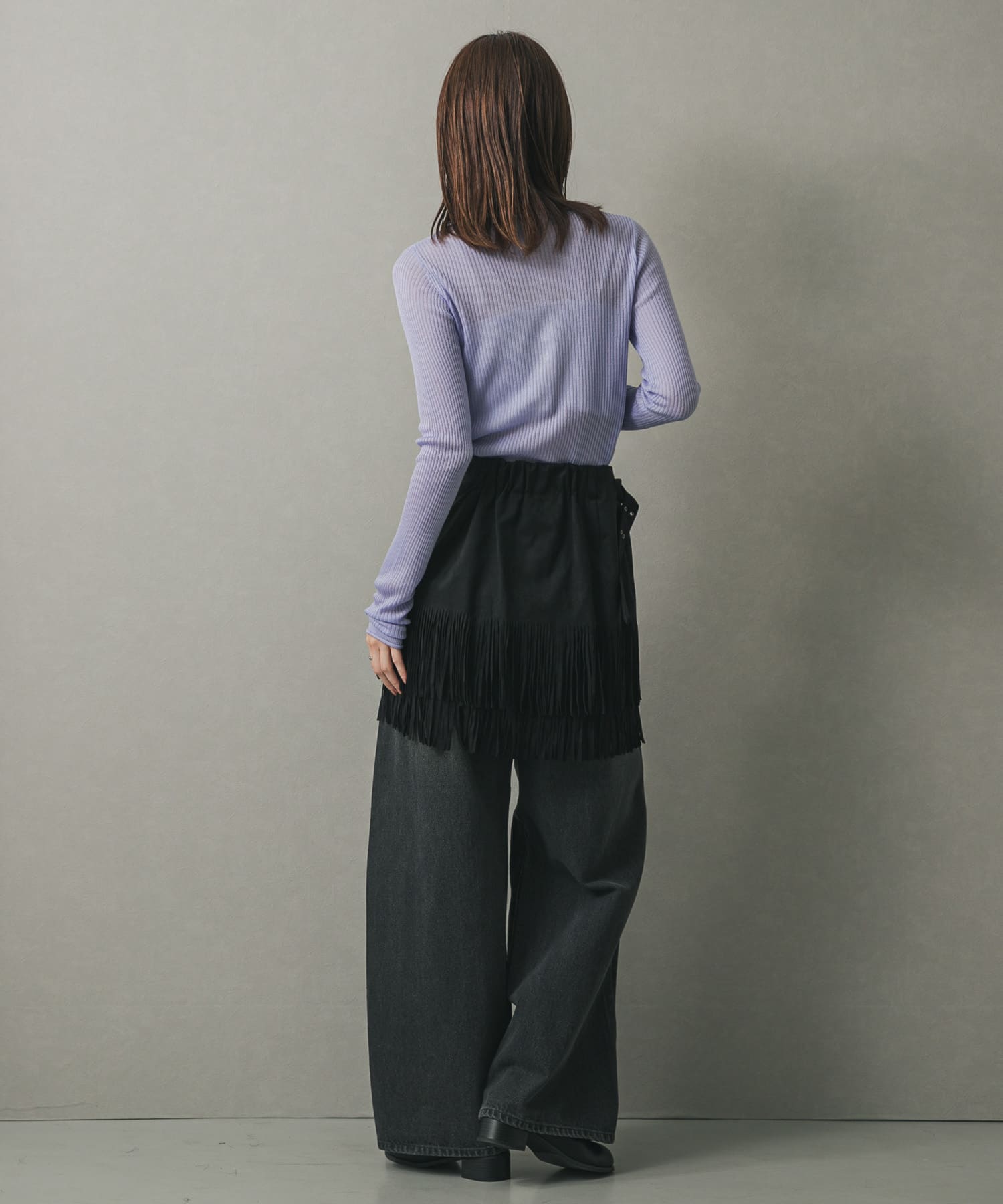 身長：169cm サイズ：one