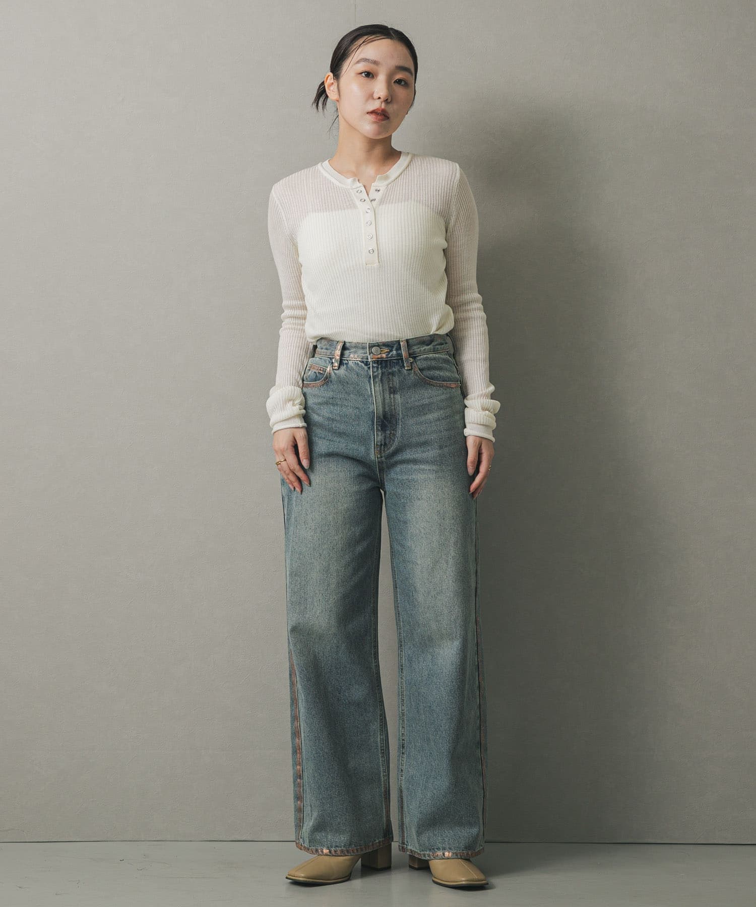 身長：158cm サイズ：one