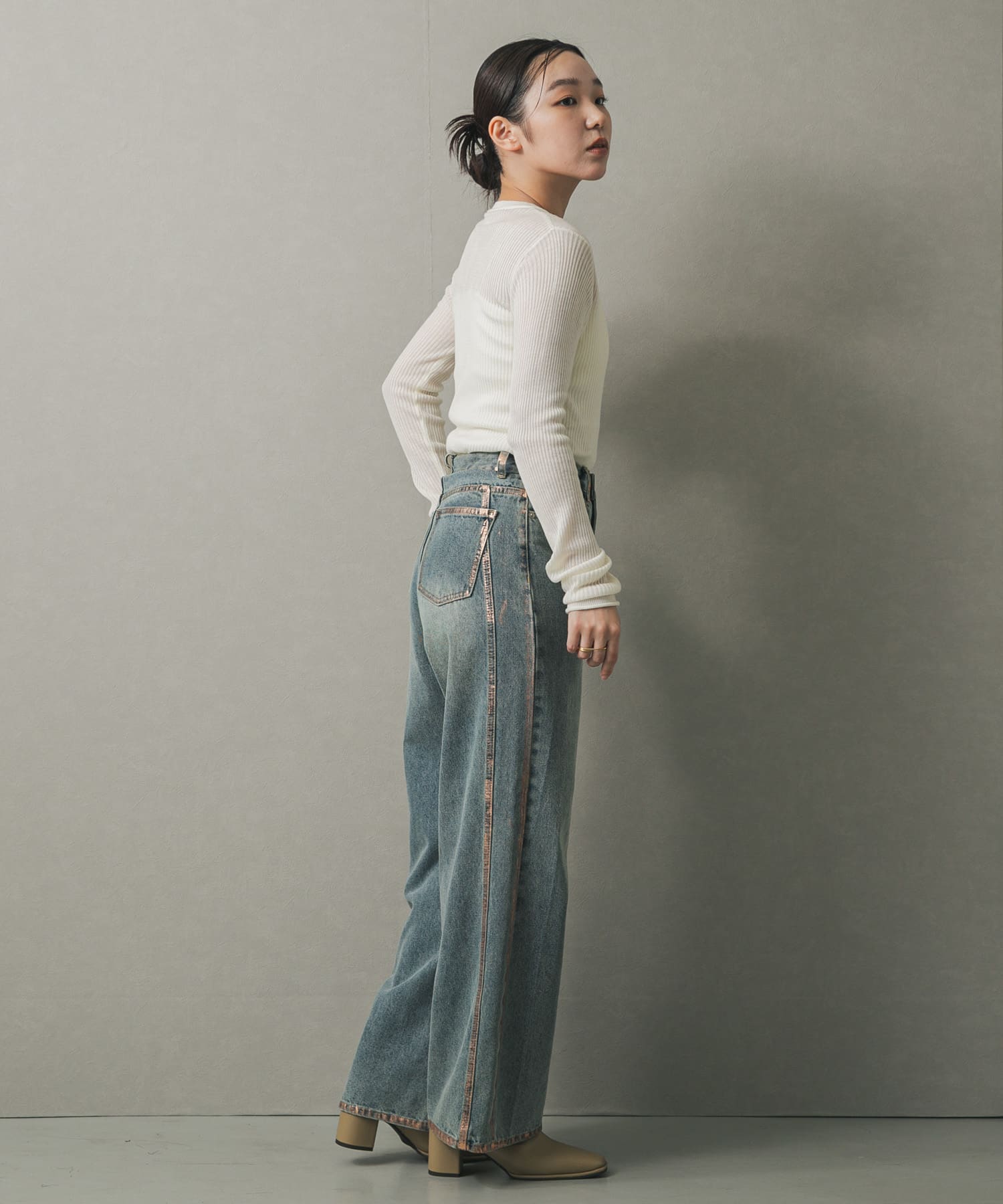 身長：158cm サイズ：one
