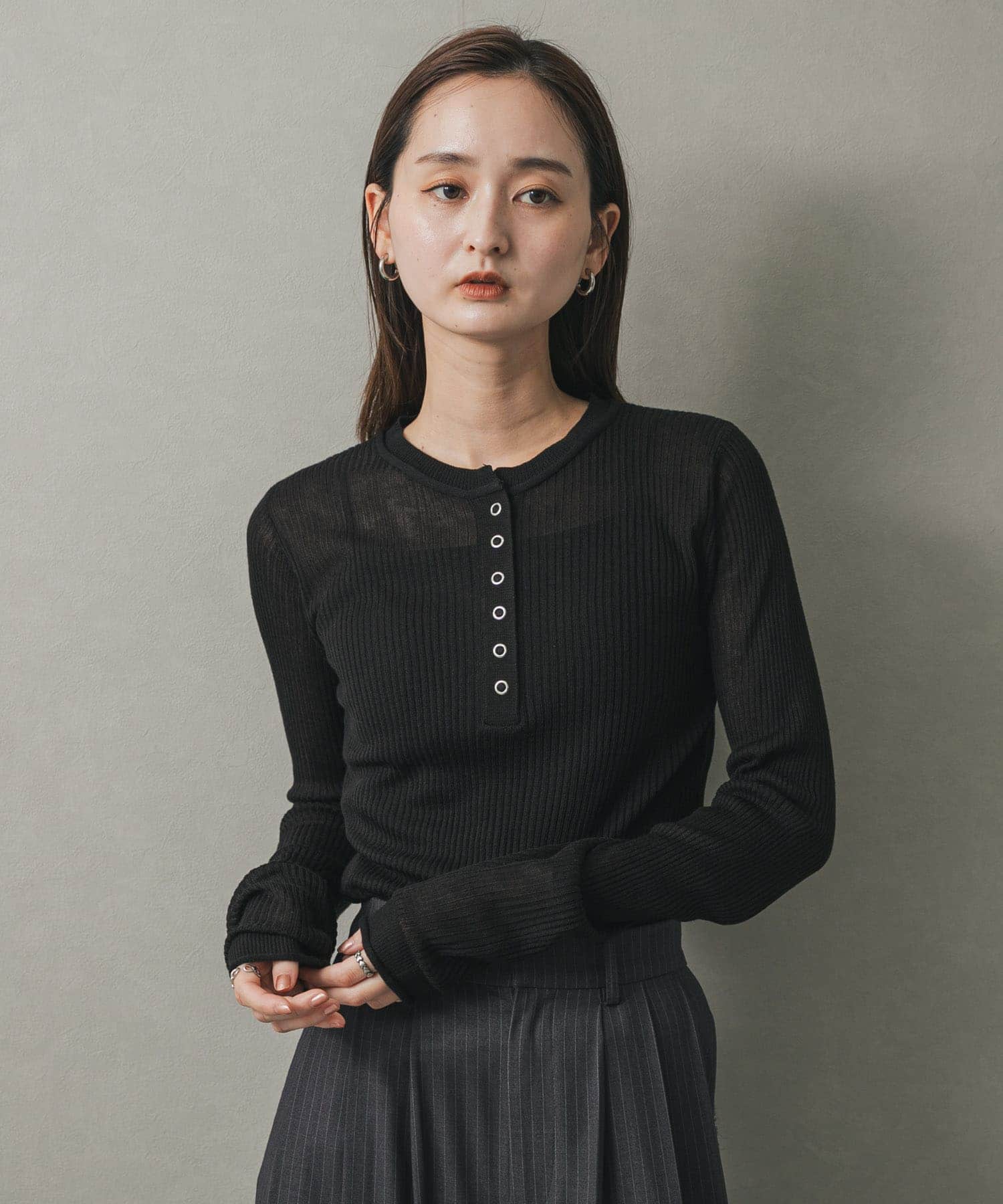 身長：169cm サイズ：one