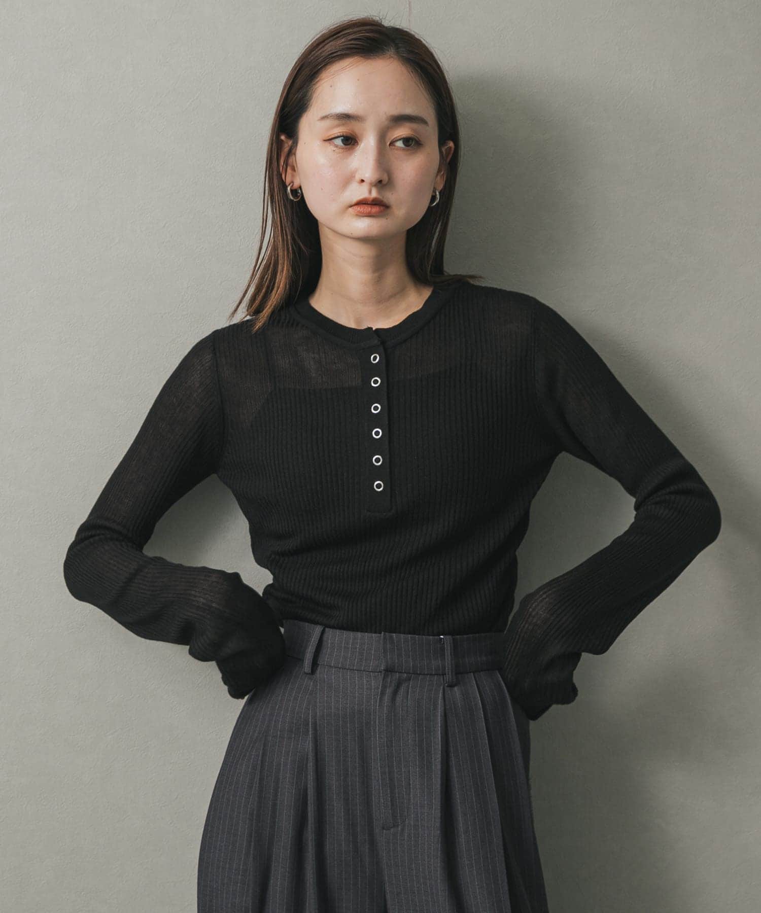 身長：169cm サイズ：one