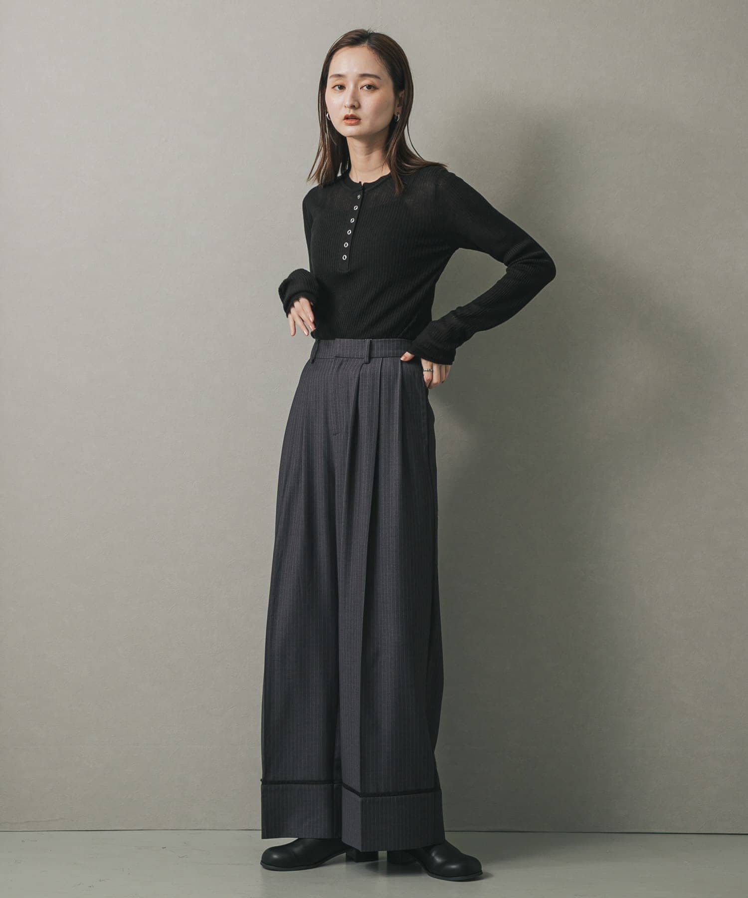 身長：169cm サイズ：one
