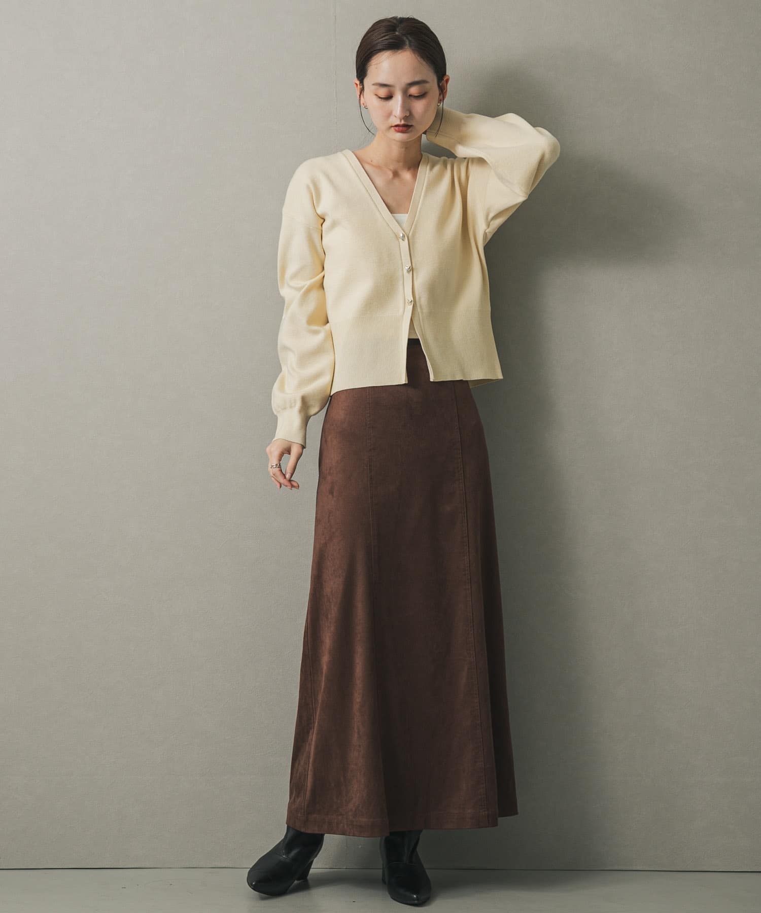 身長：169cm サイズ：one