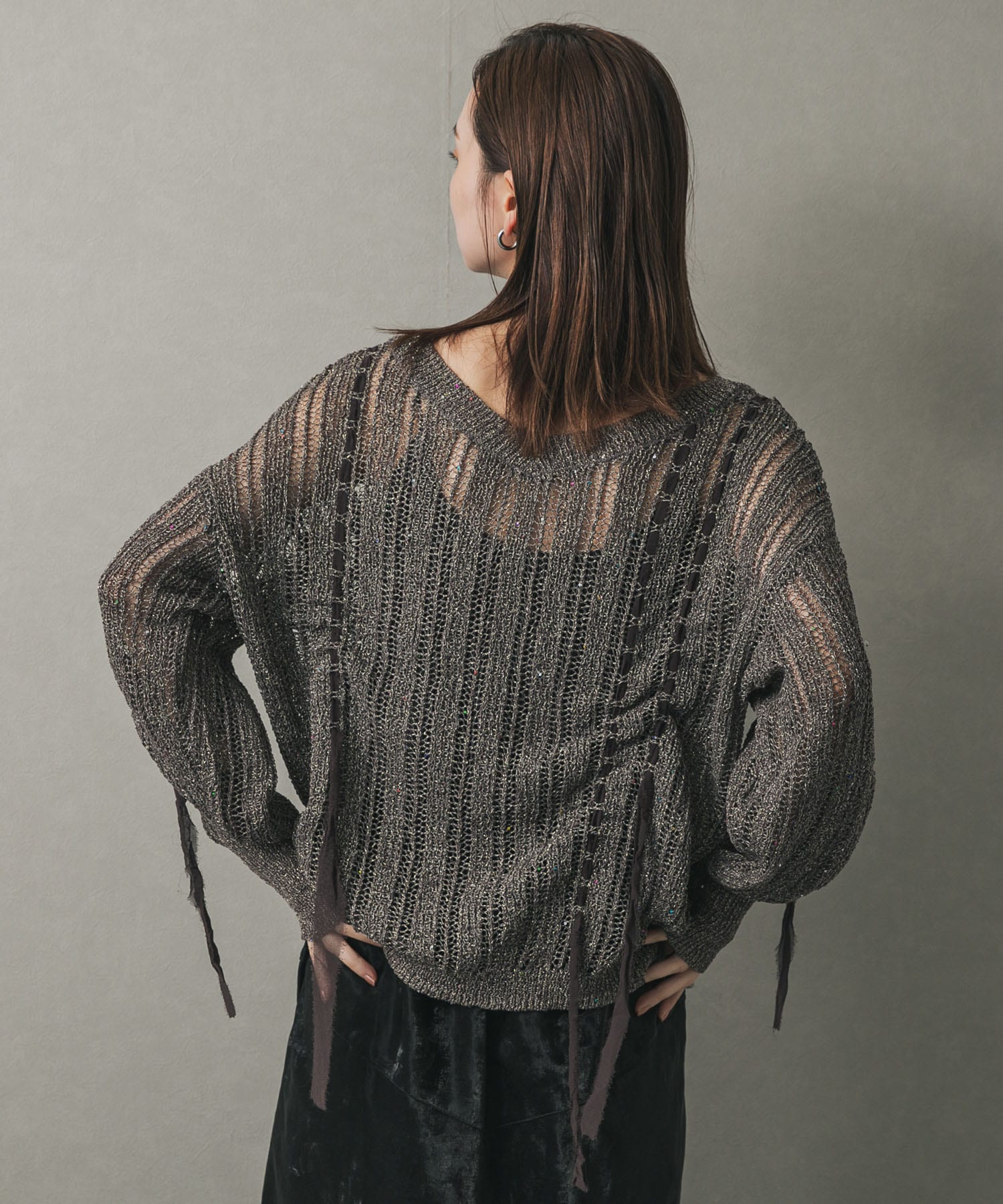 身長：169cm サイズ：one