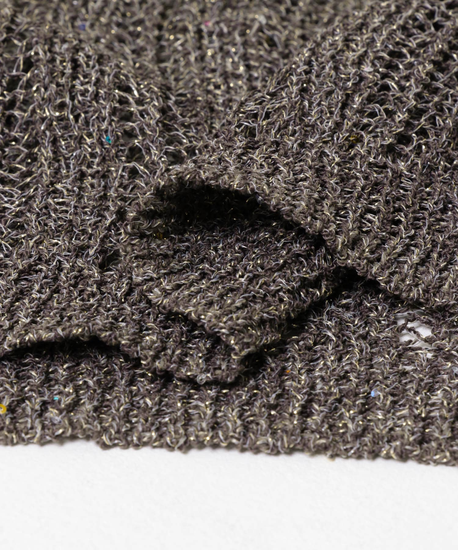 メッシュテープニット BROWN one