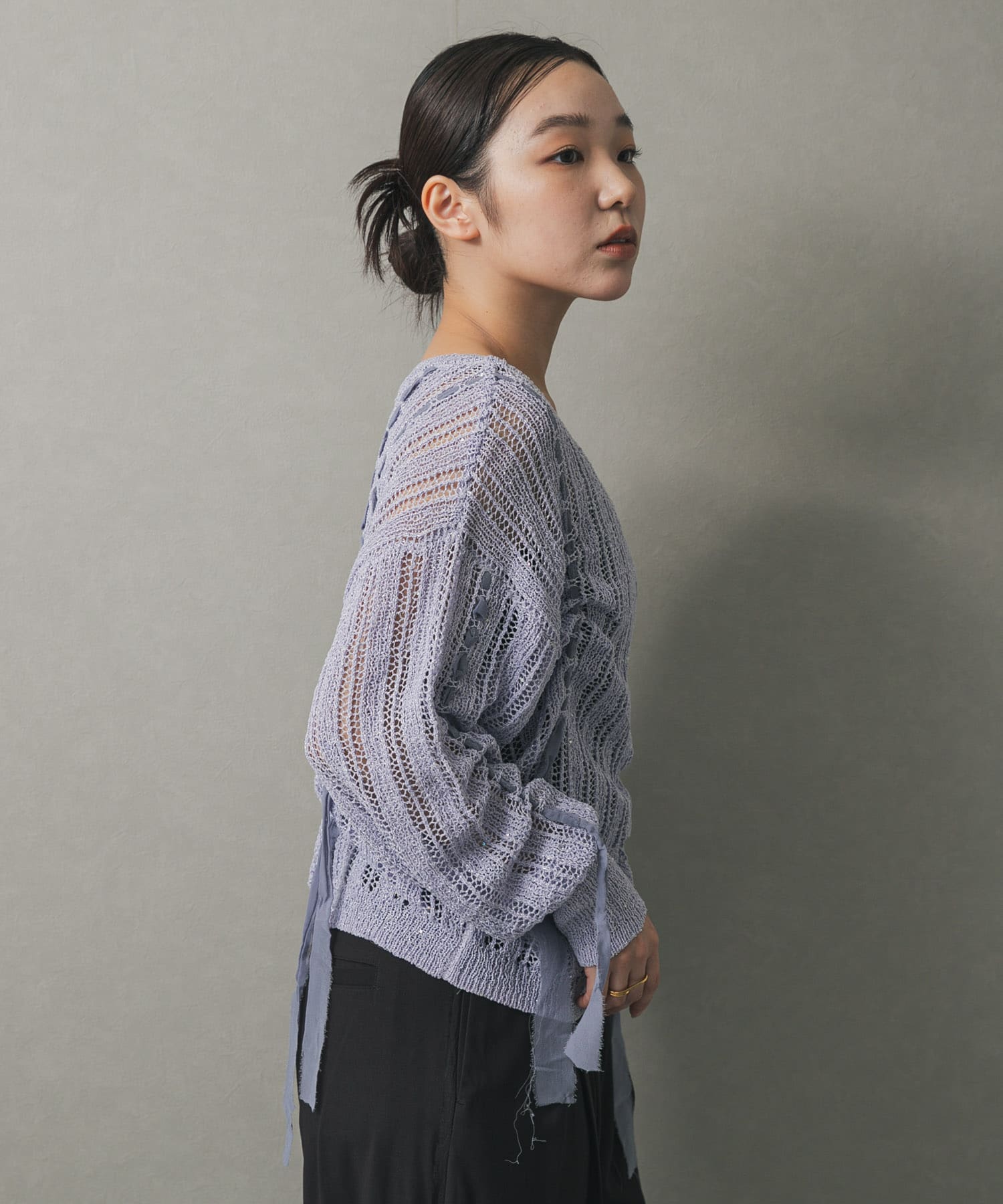 身長：158cm サイズ：one