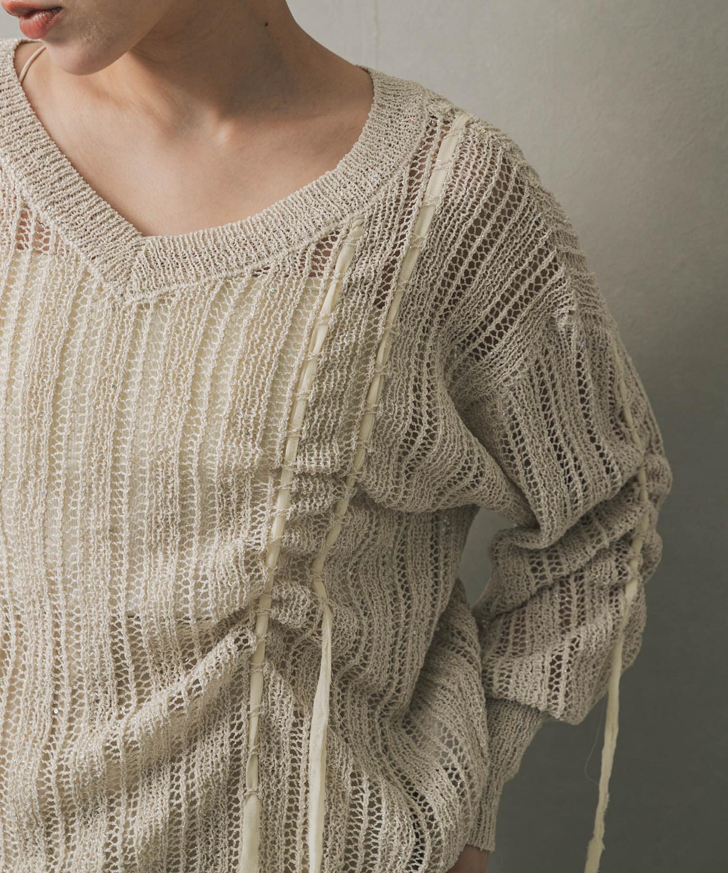 身長：158cm サイズ：one