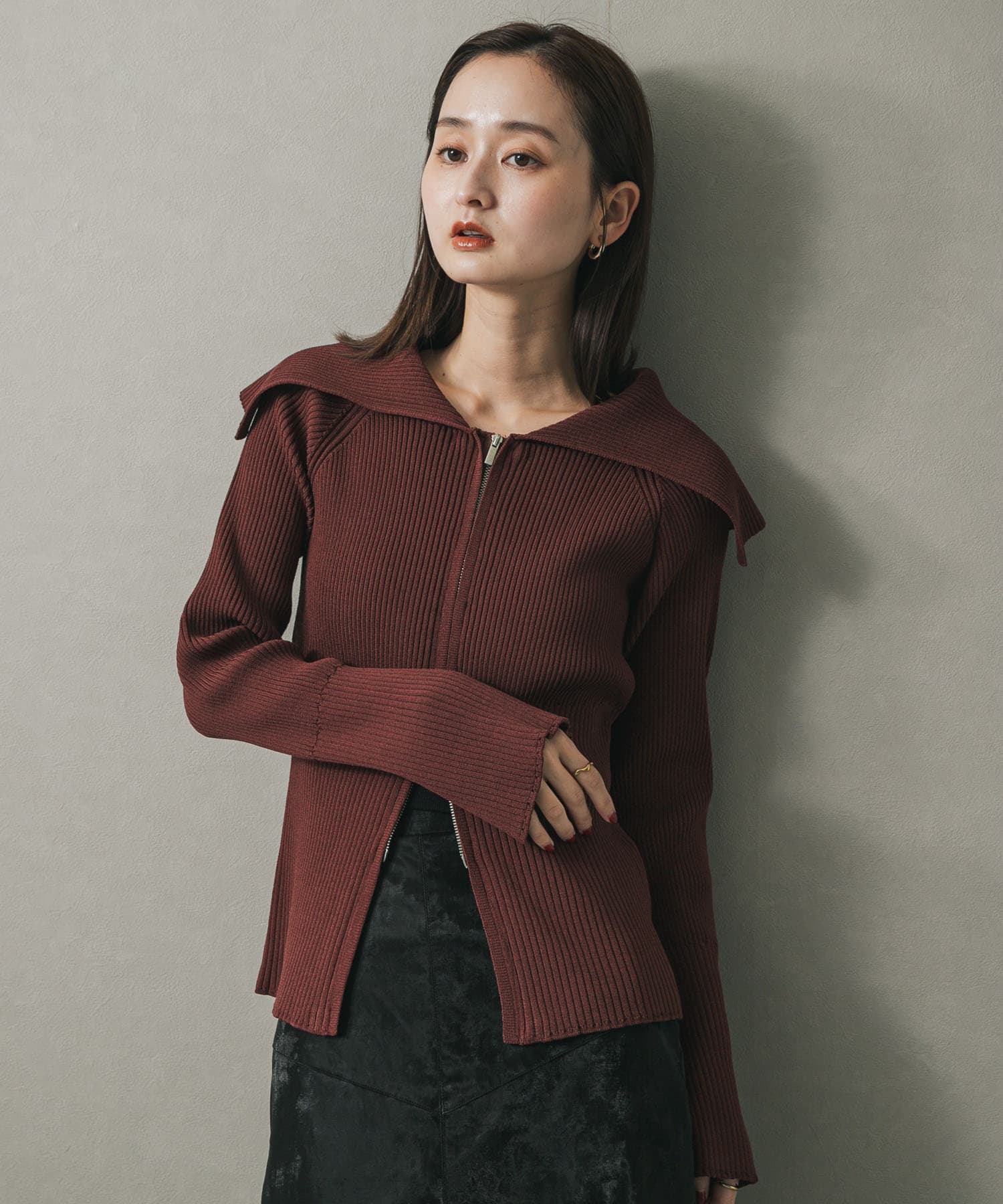 身長：169cm サイズ：one