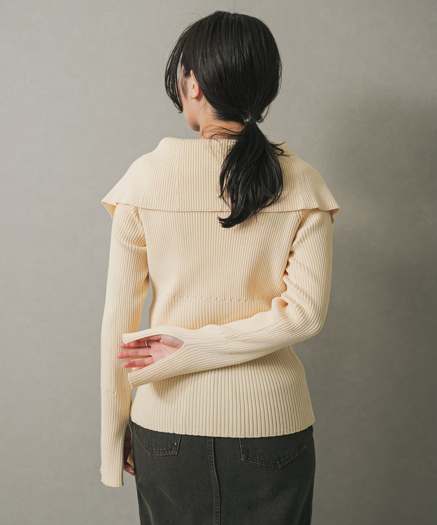 身長：158cm サイズ：one