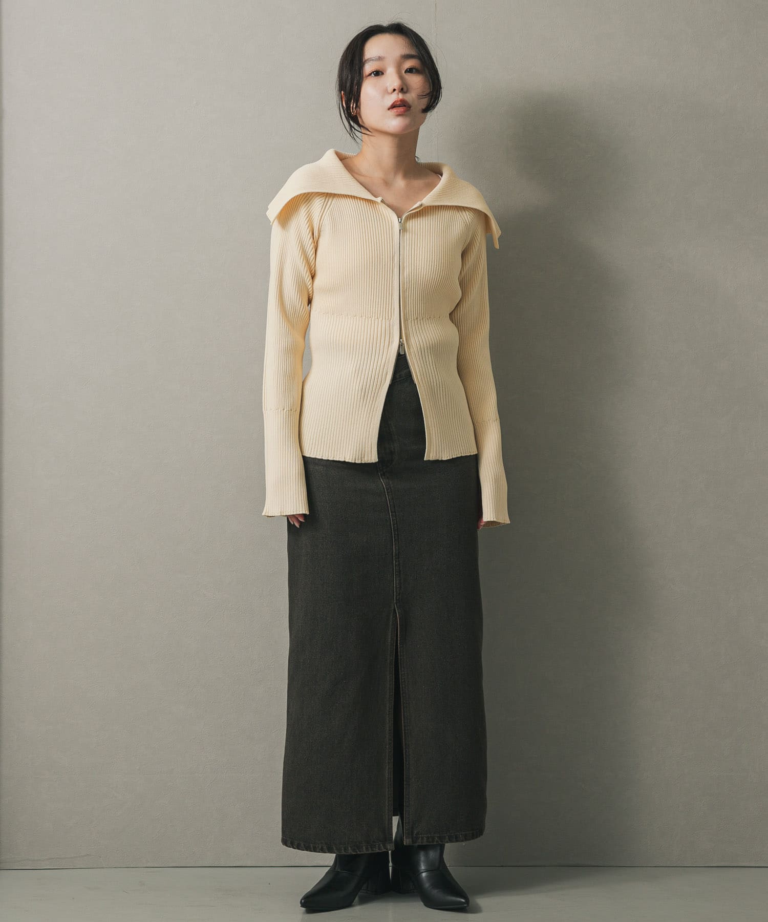 身長：158cm サイズ：one