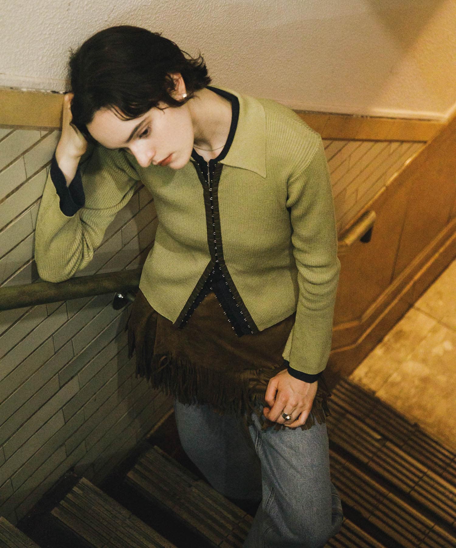 身長：177cm サイズ：one