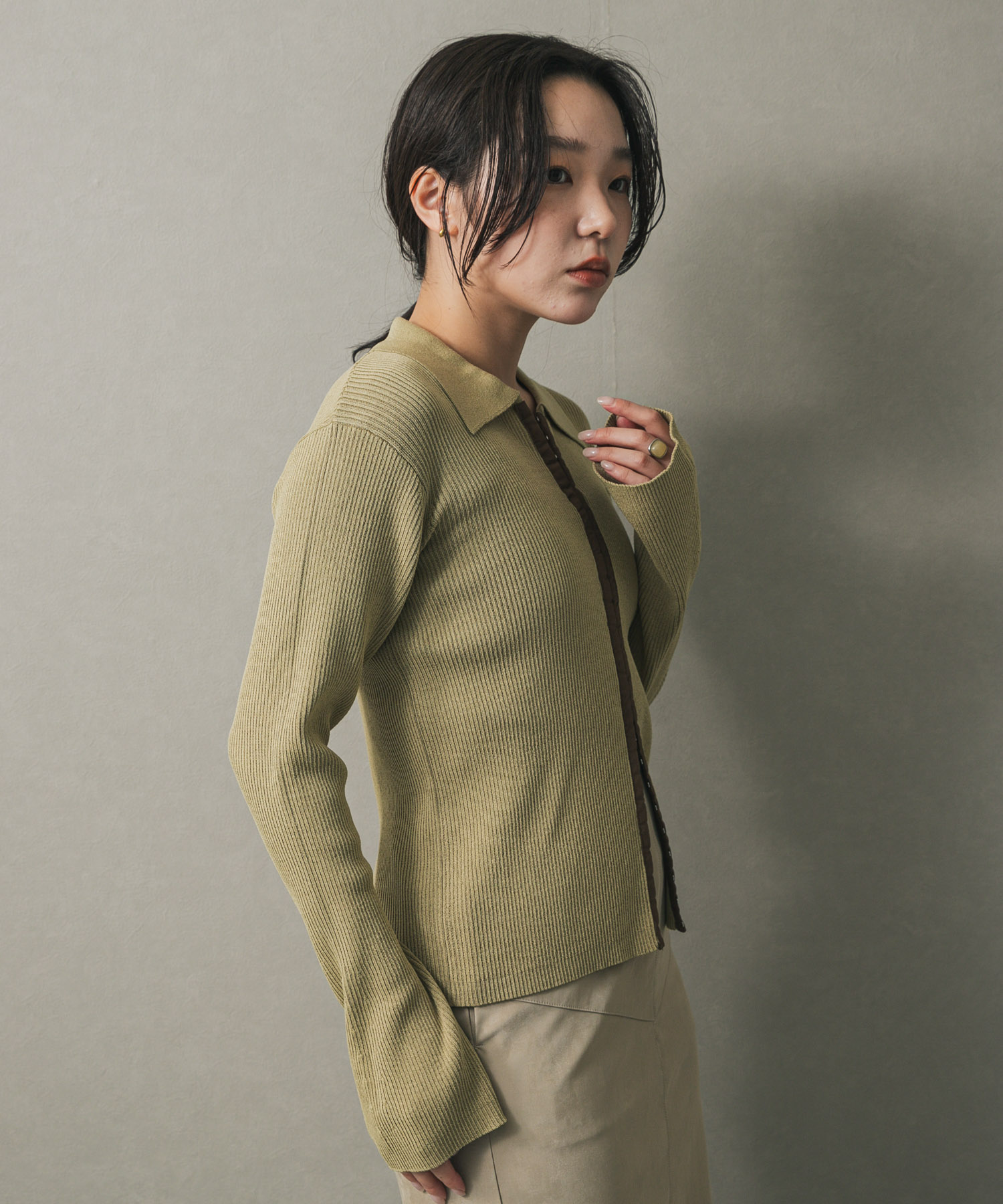 身長：158cm サイズ：one