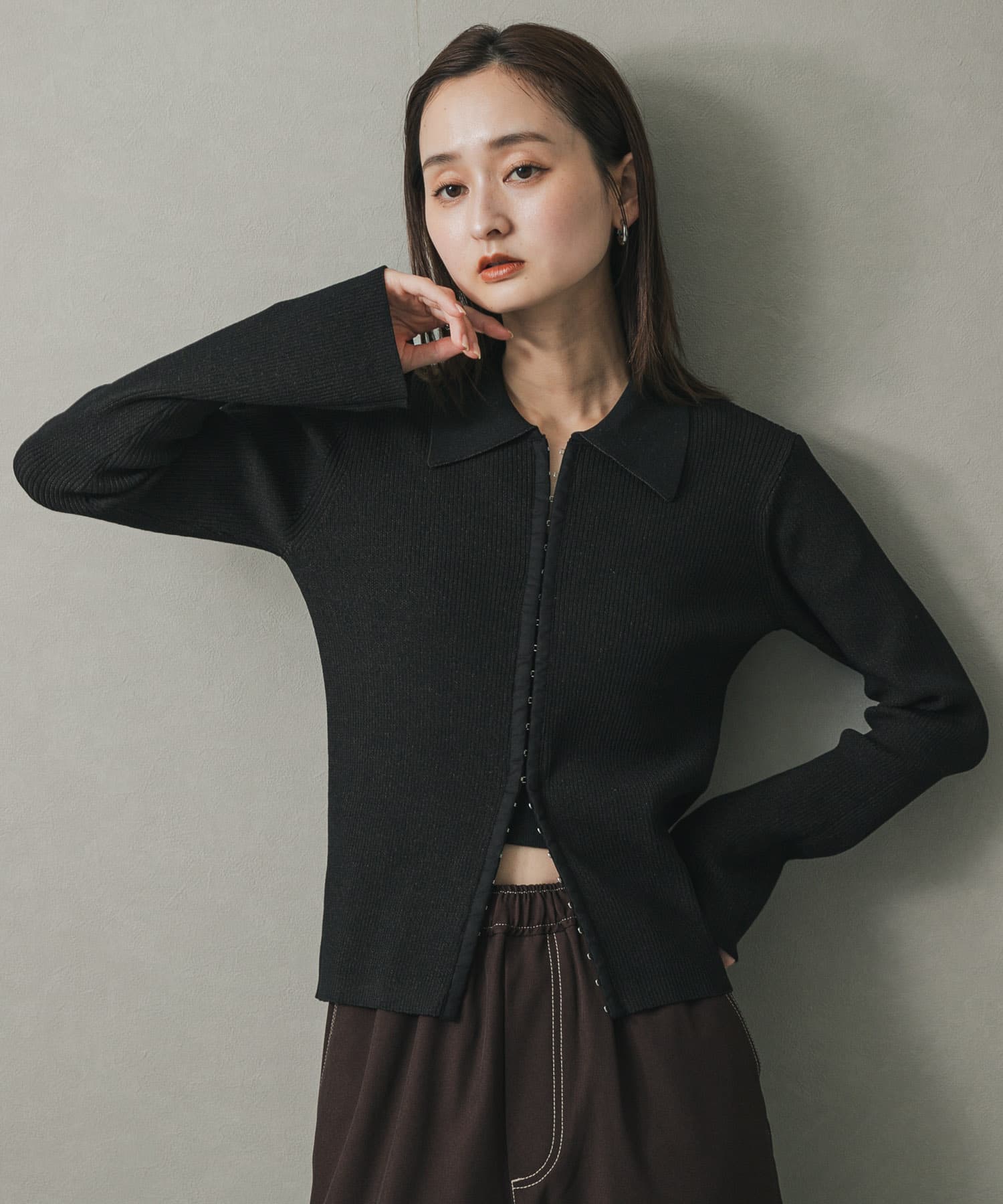 身長：169cm サイズ：one