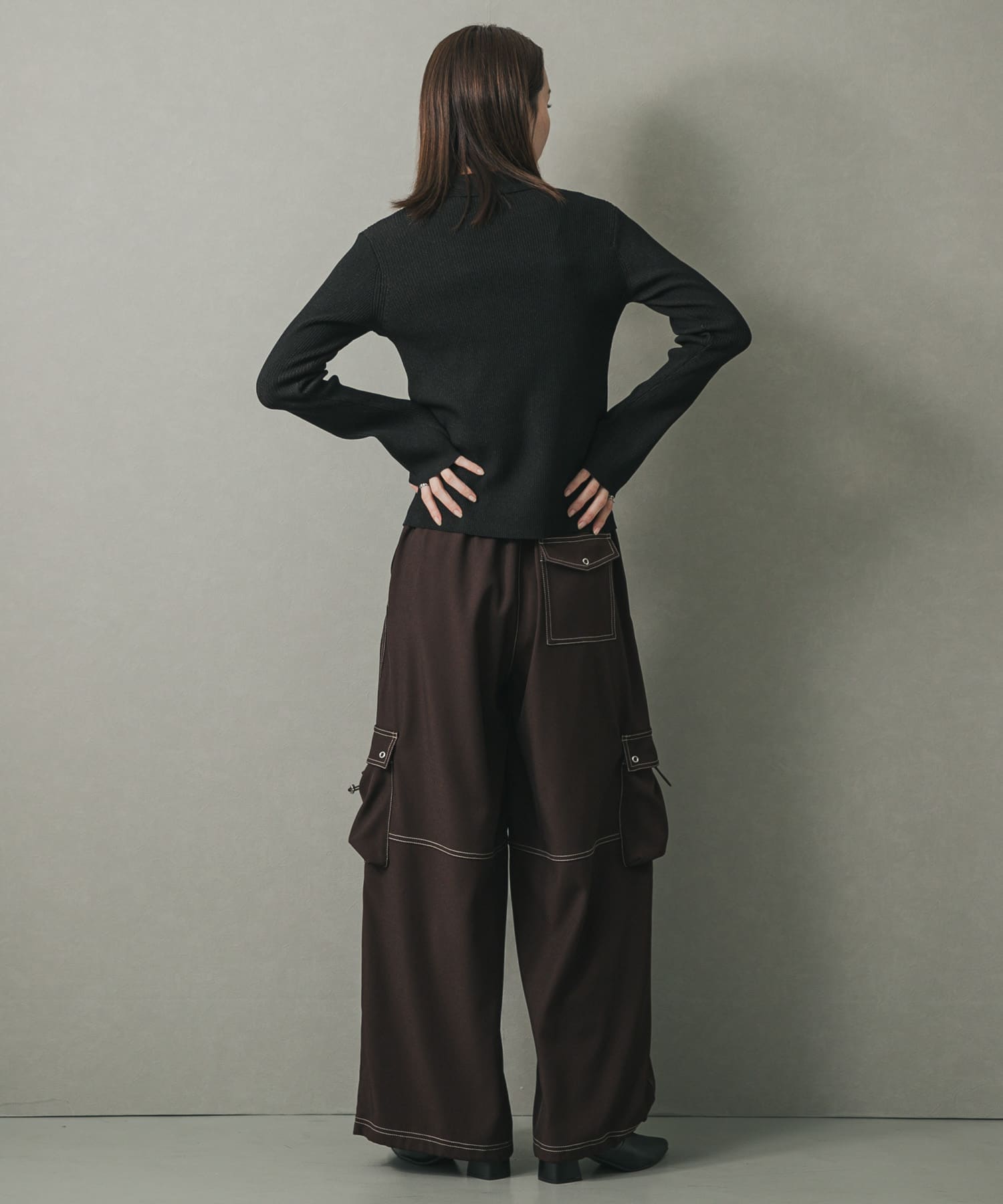 身長：169cm サイズ：one