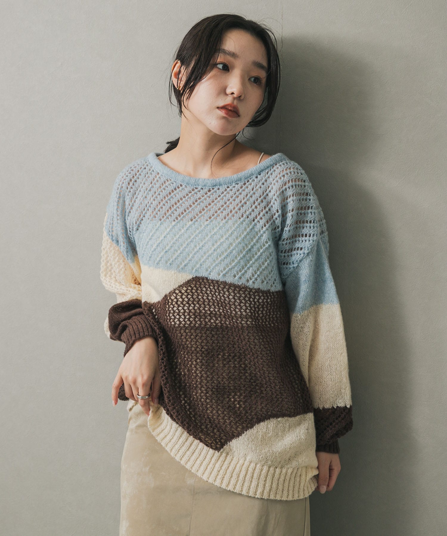 身長：158cm サイズ：one