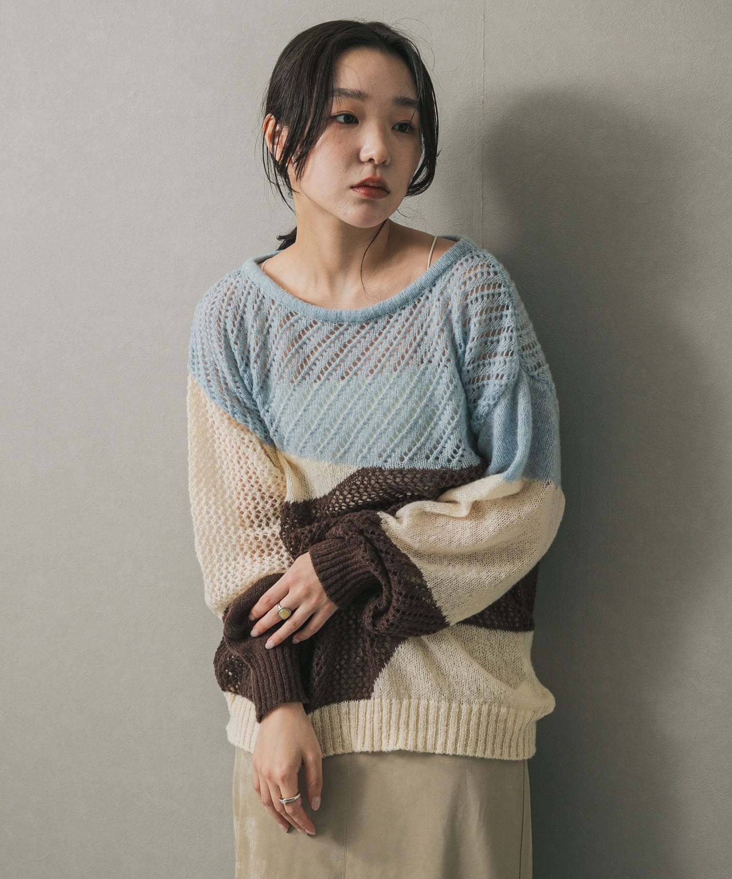 身長：158cm サイズ：one