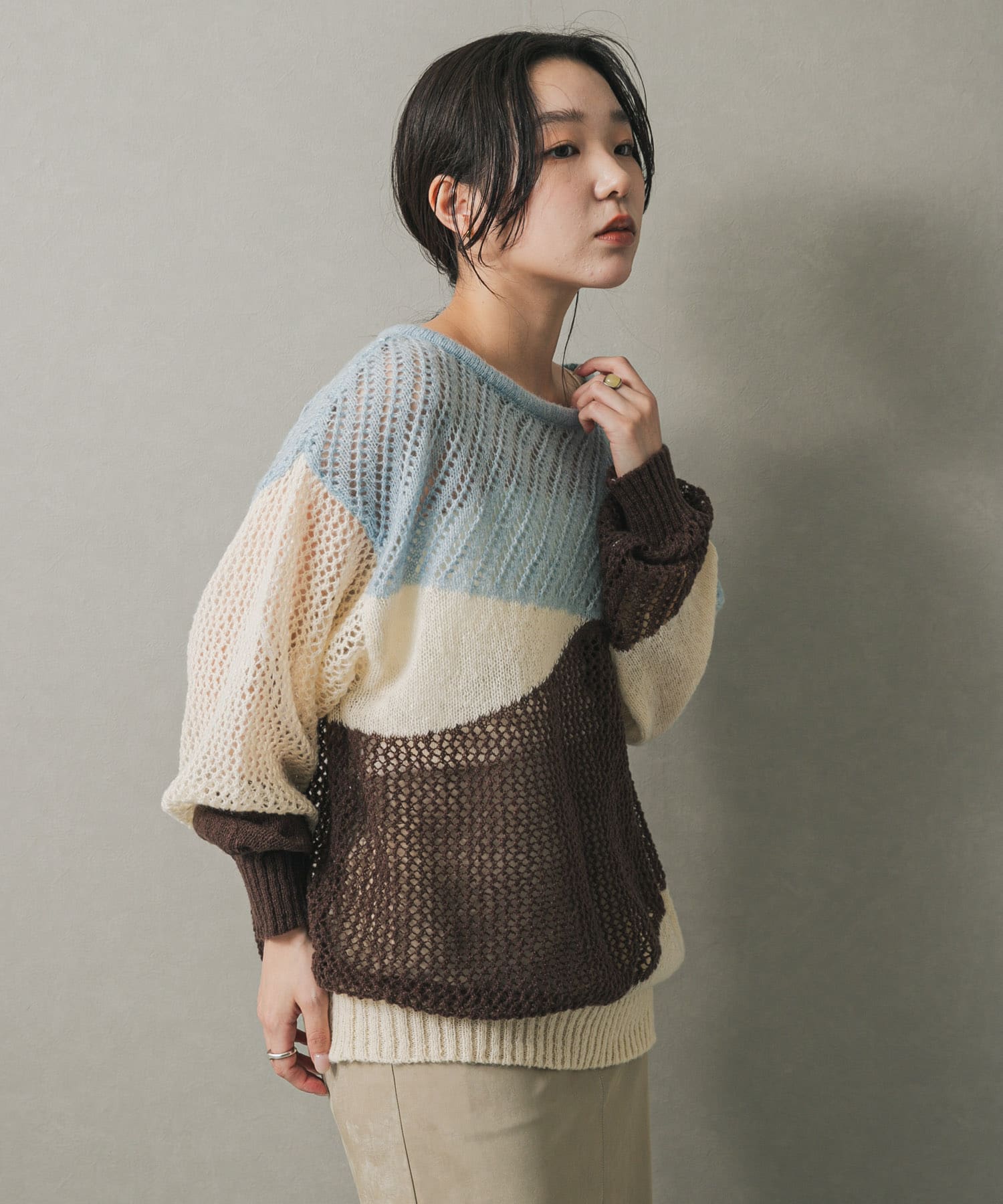 身長：158cm サイズ：one