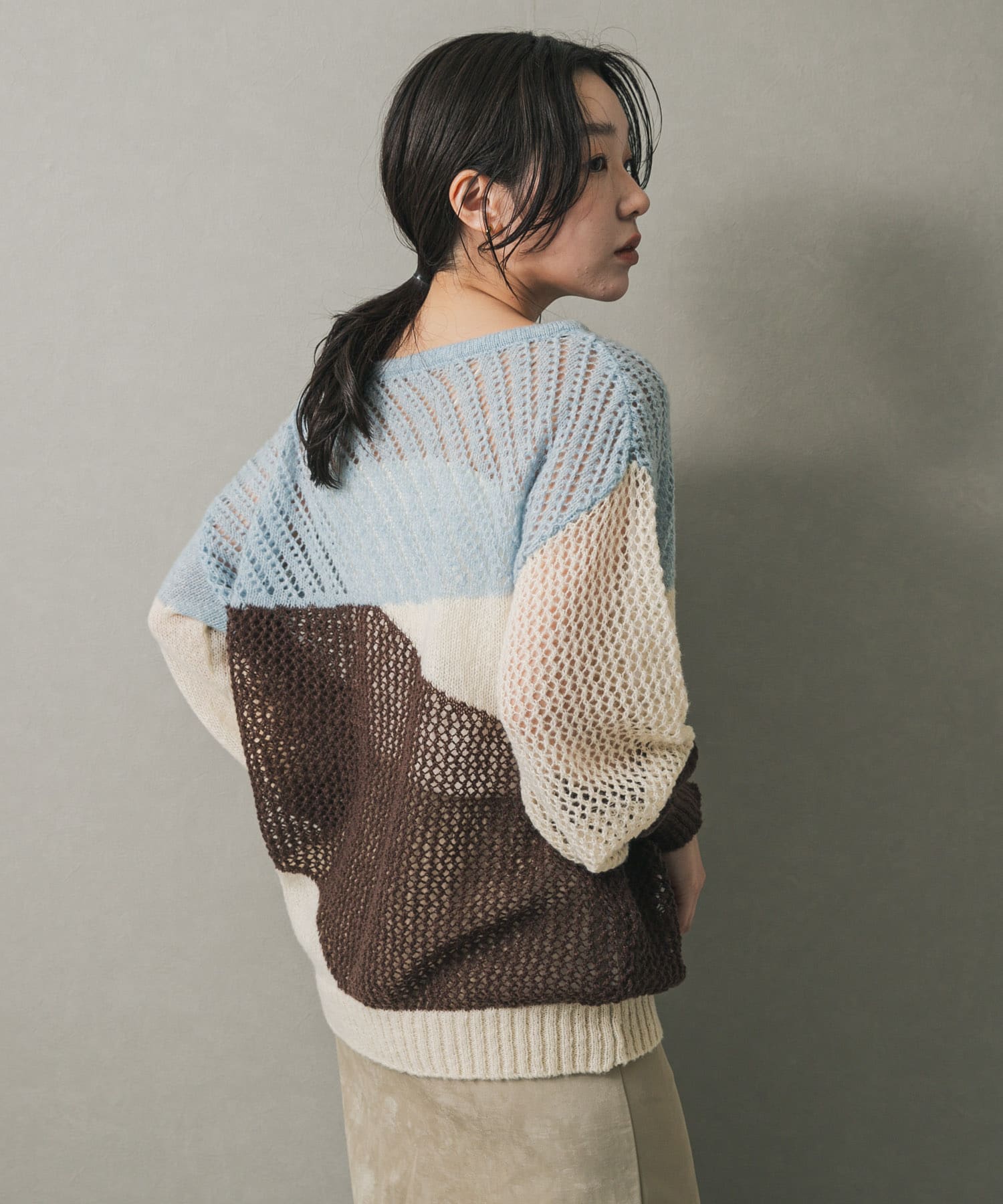 身長：158cm サイズ：one