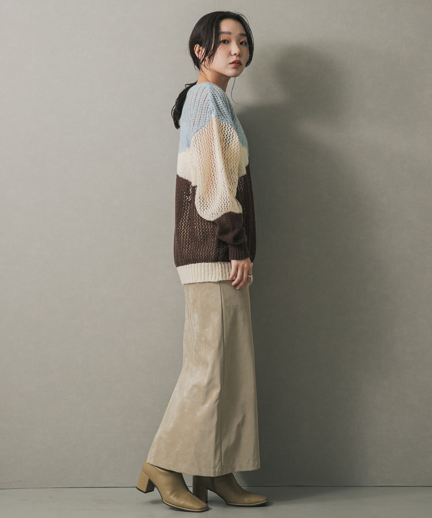 身長：158cm サイズ：one