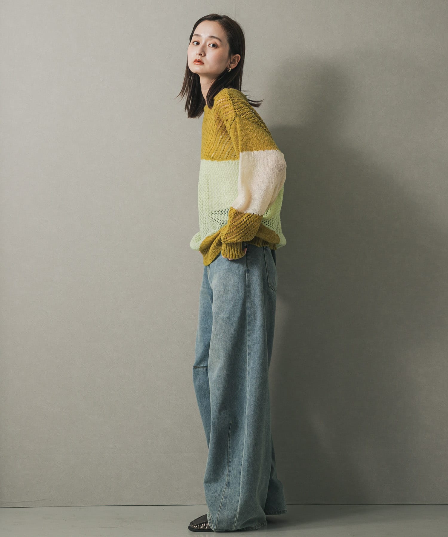 身長：169cm サイズ：one