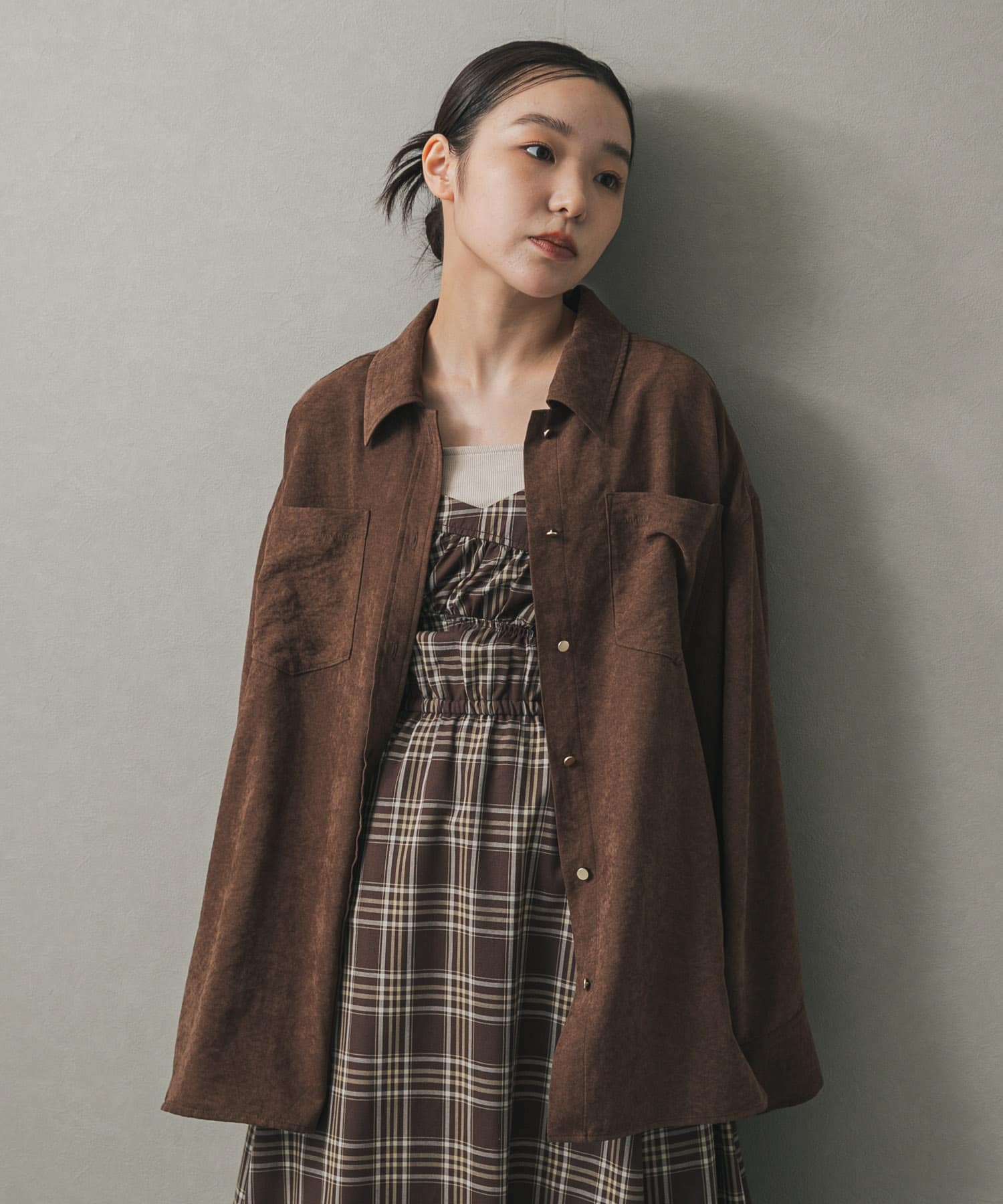 身長：158cm サイズ：one
